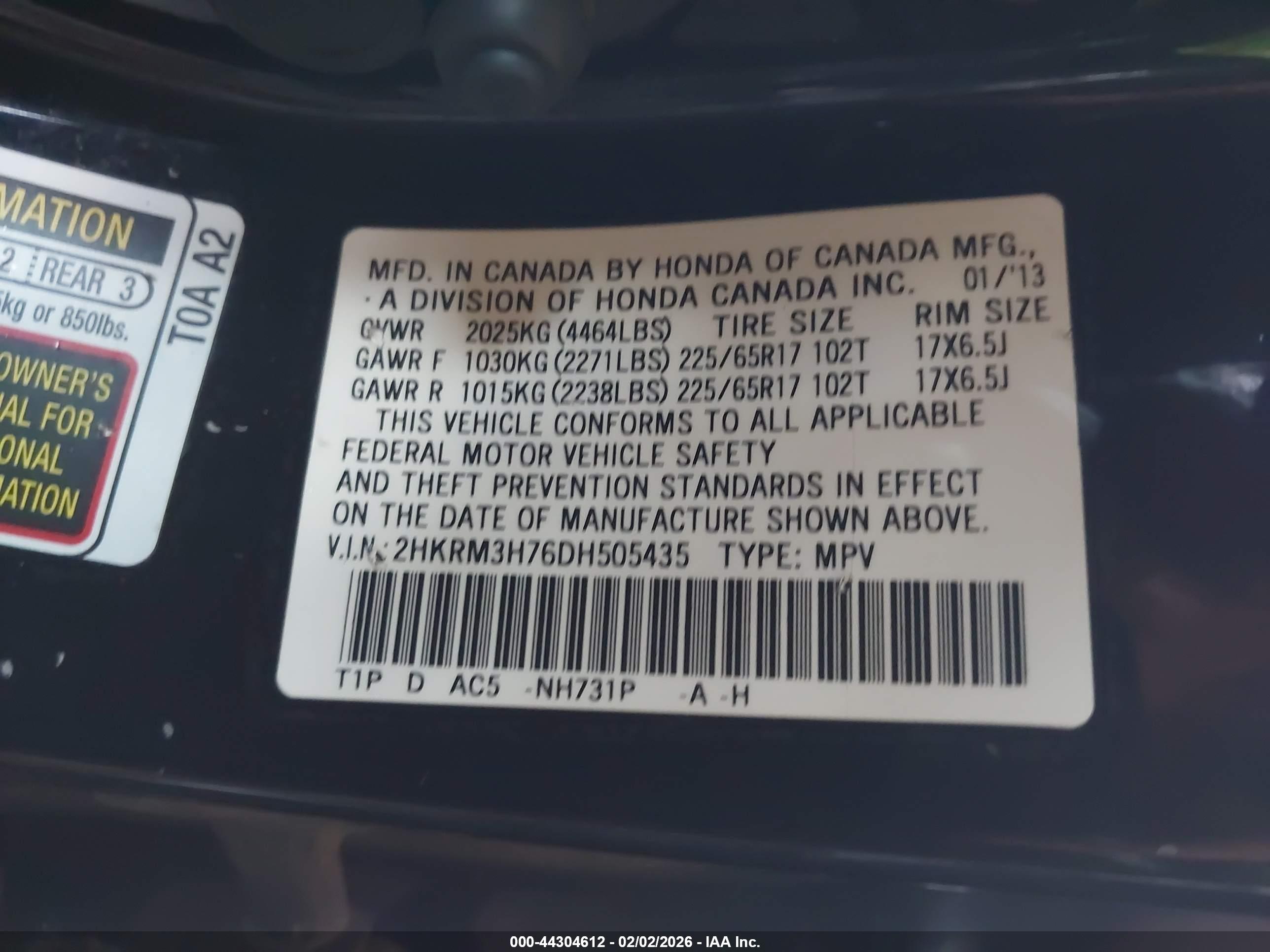 HONDA CR-V image 9