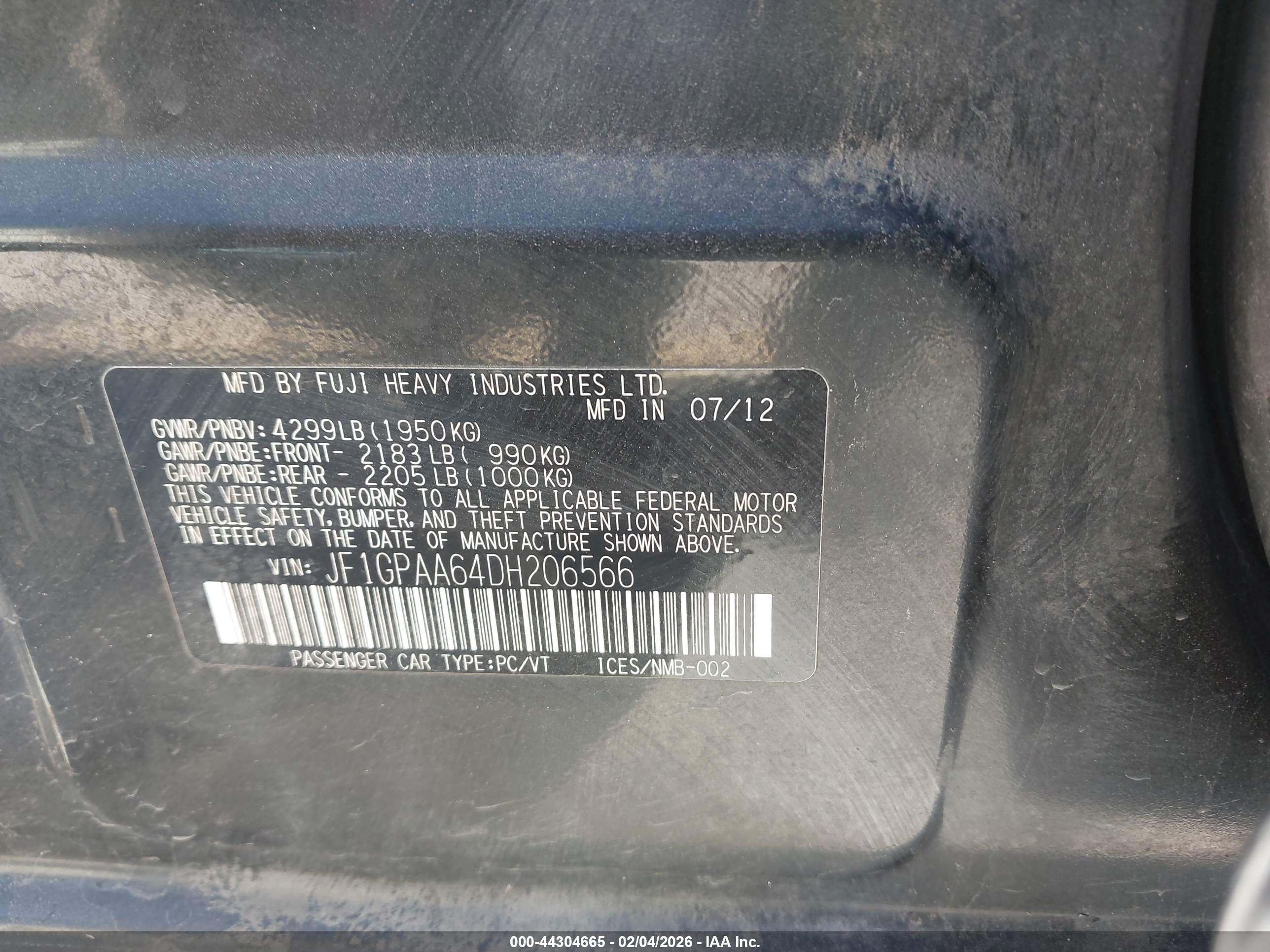 SUBARU IMPREZA image 9
