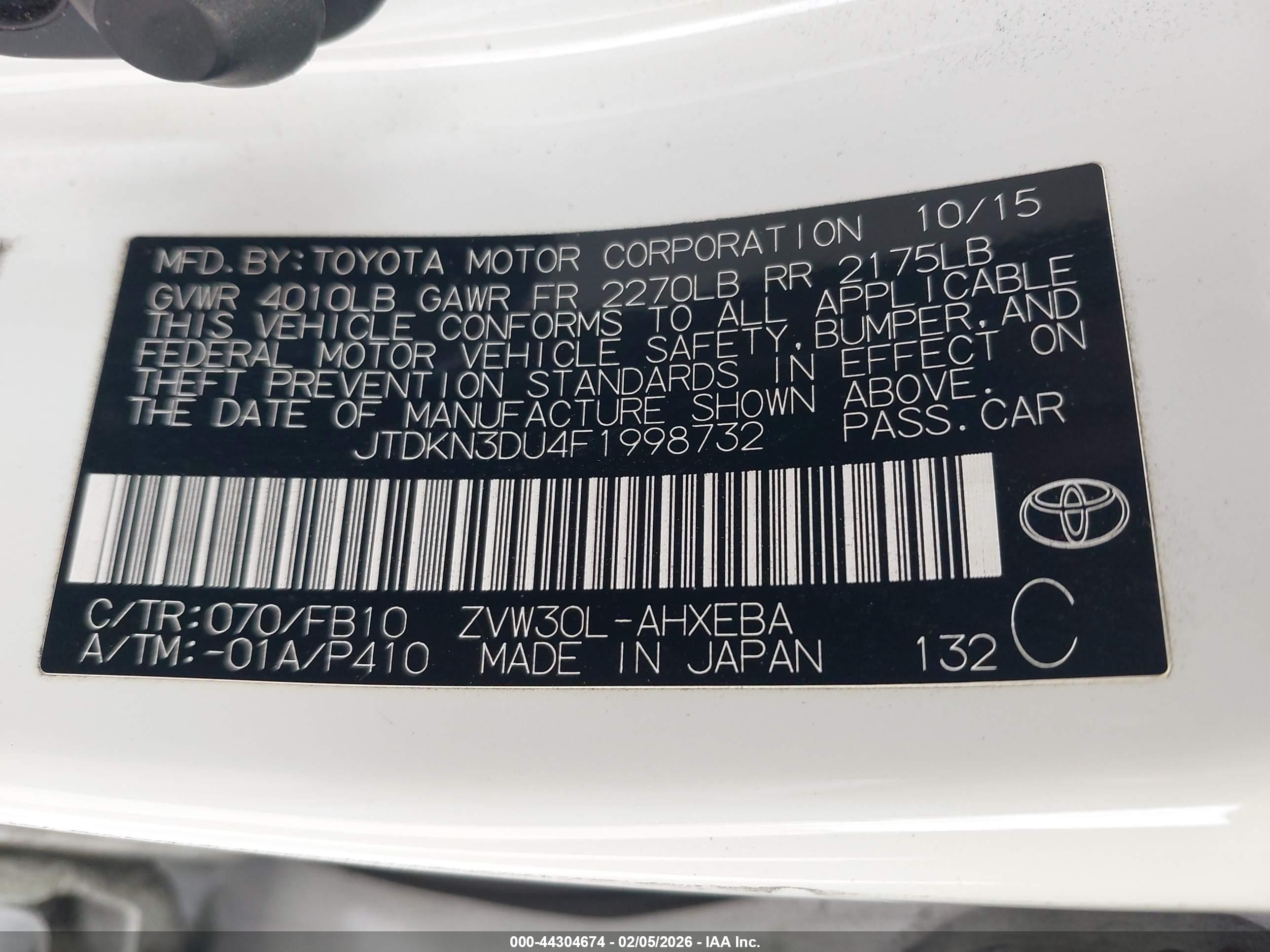 TOYOTA PRIUS image 9