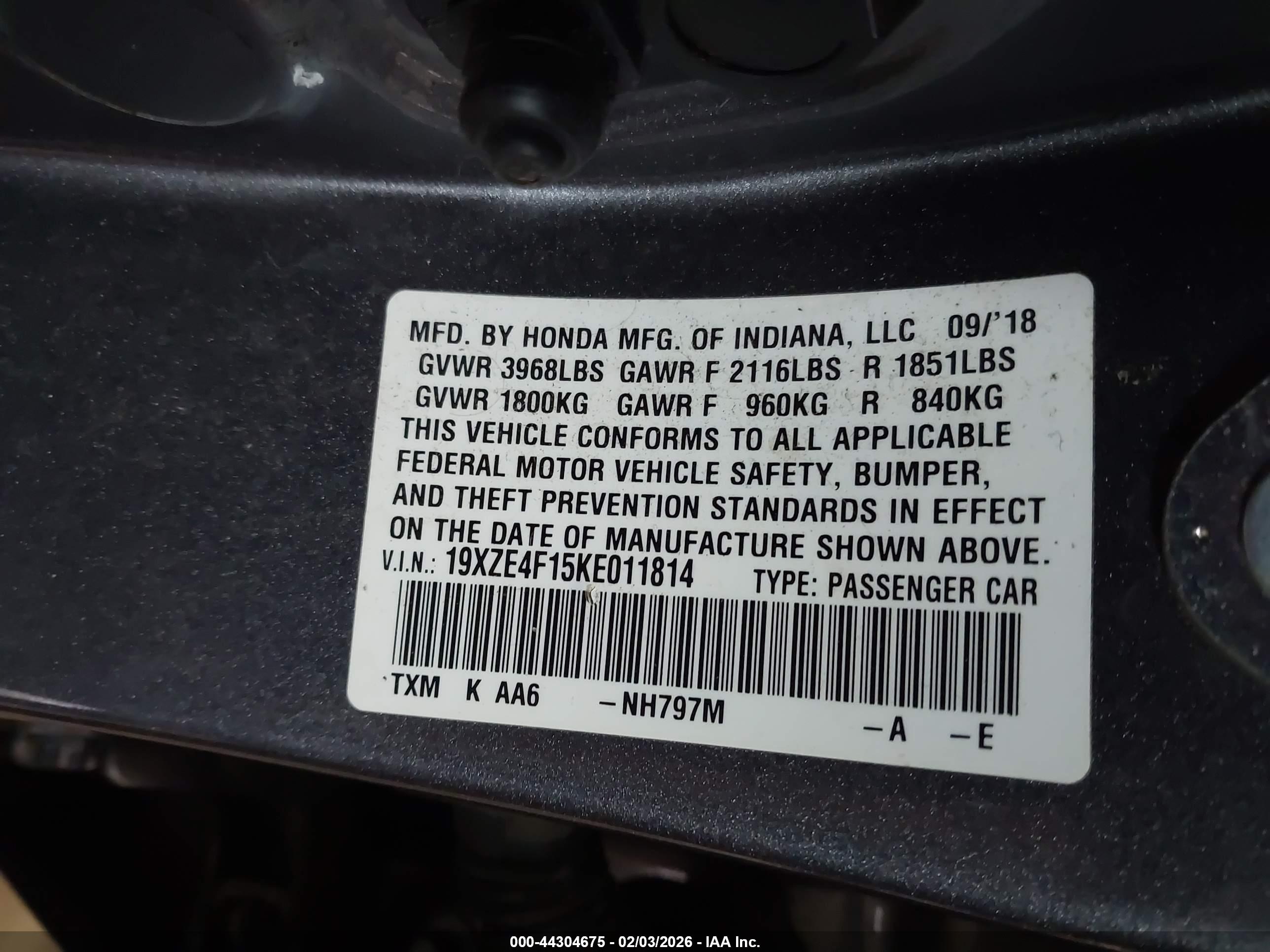 HONDA INSIGHT image 9