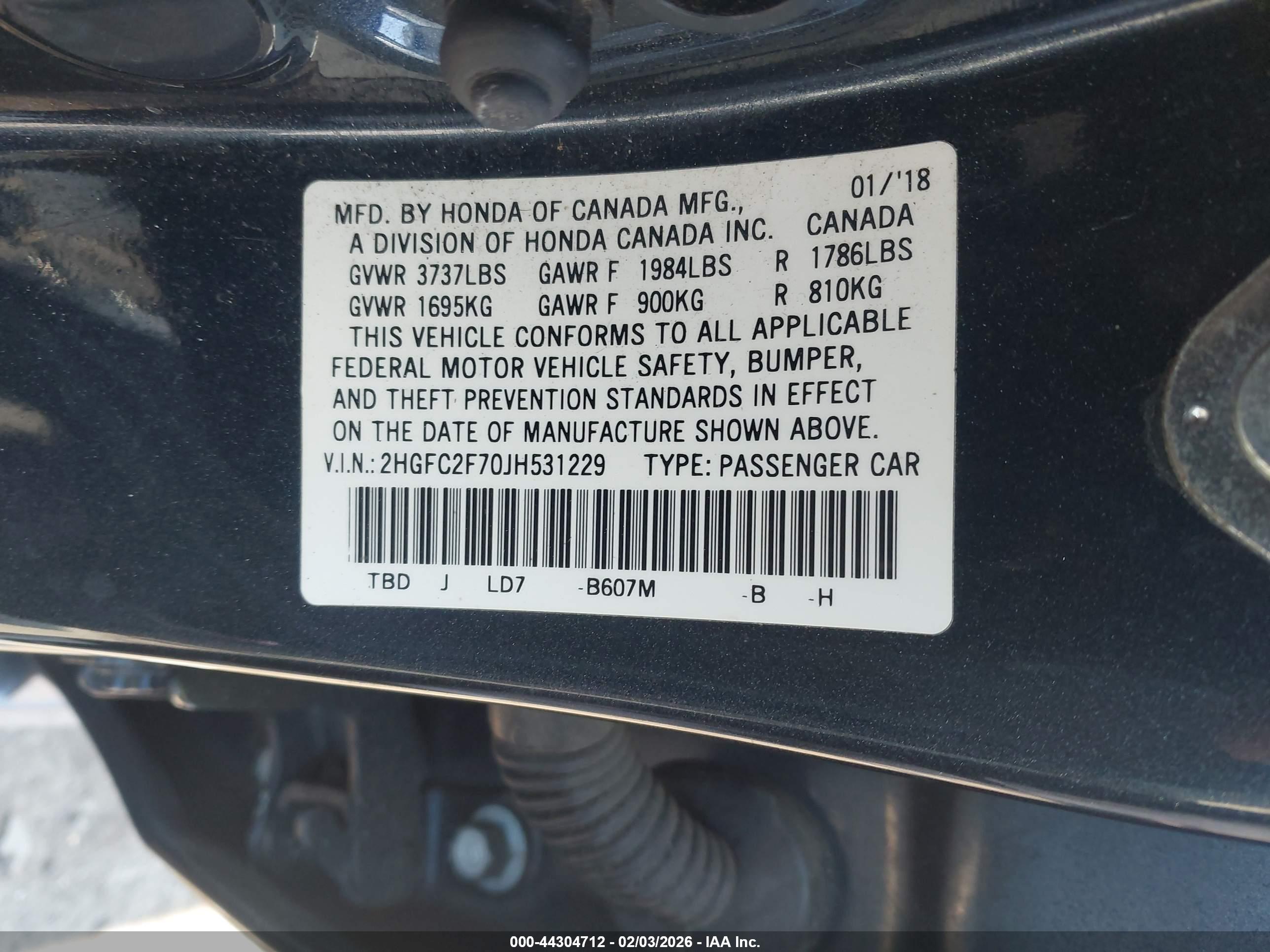 HONDA CIVIC image 9