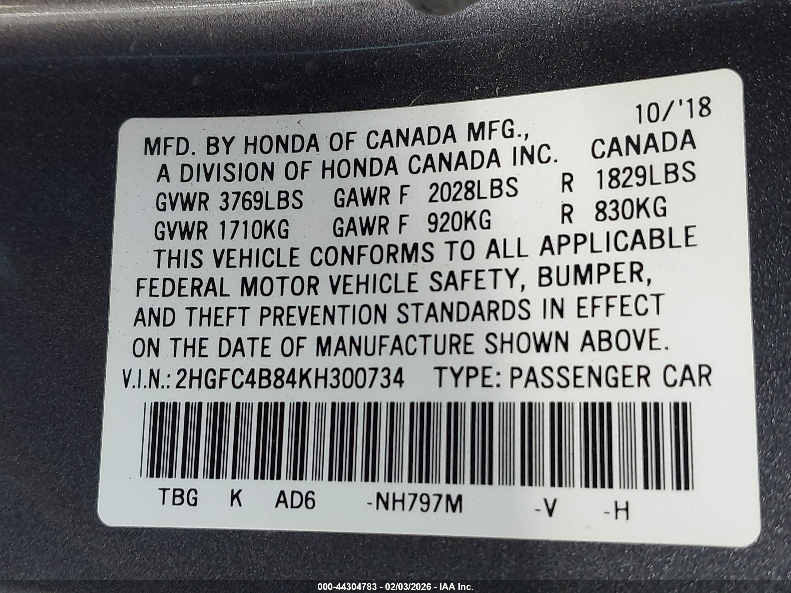 HONDA CIVIC image 9