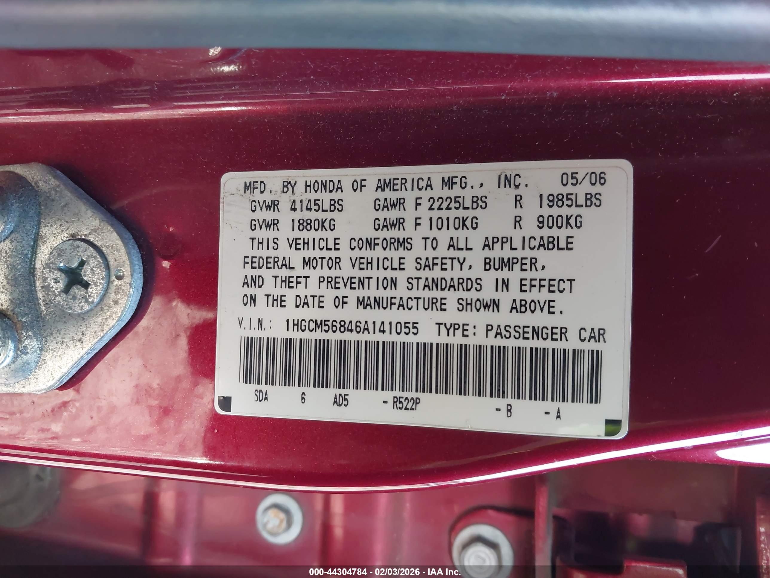 HONDA ACCORD image 9