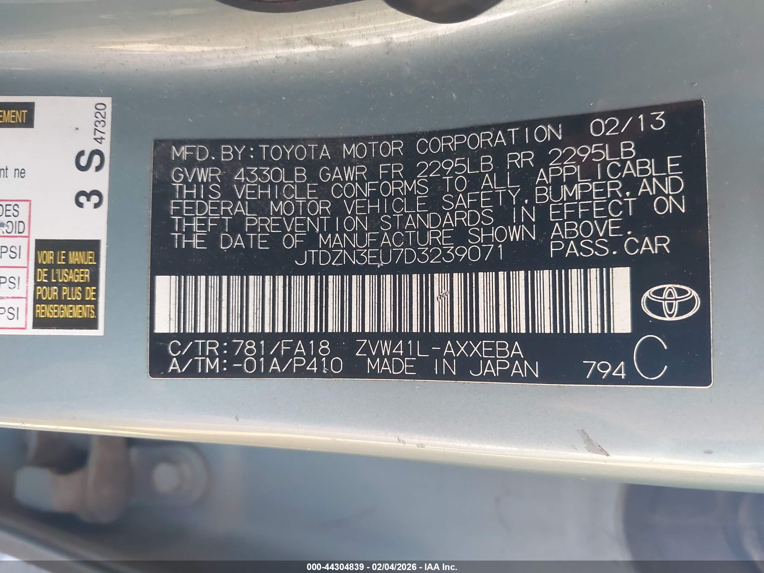 TOYOTA PRIUS image 9