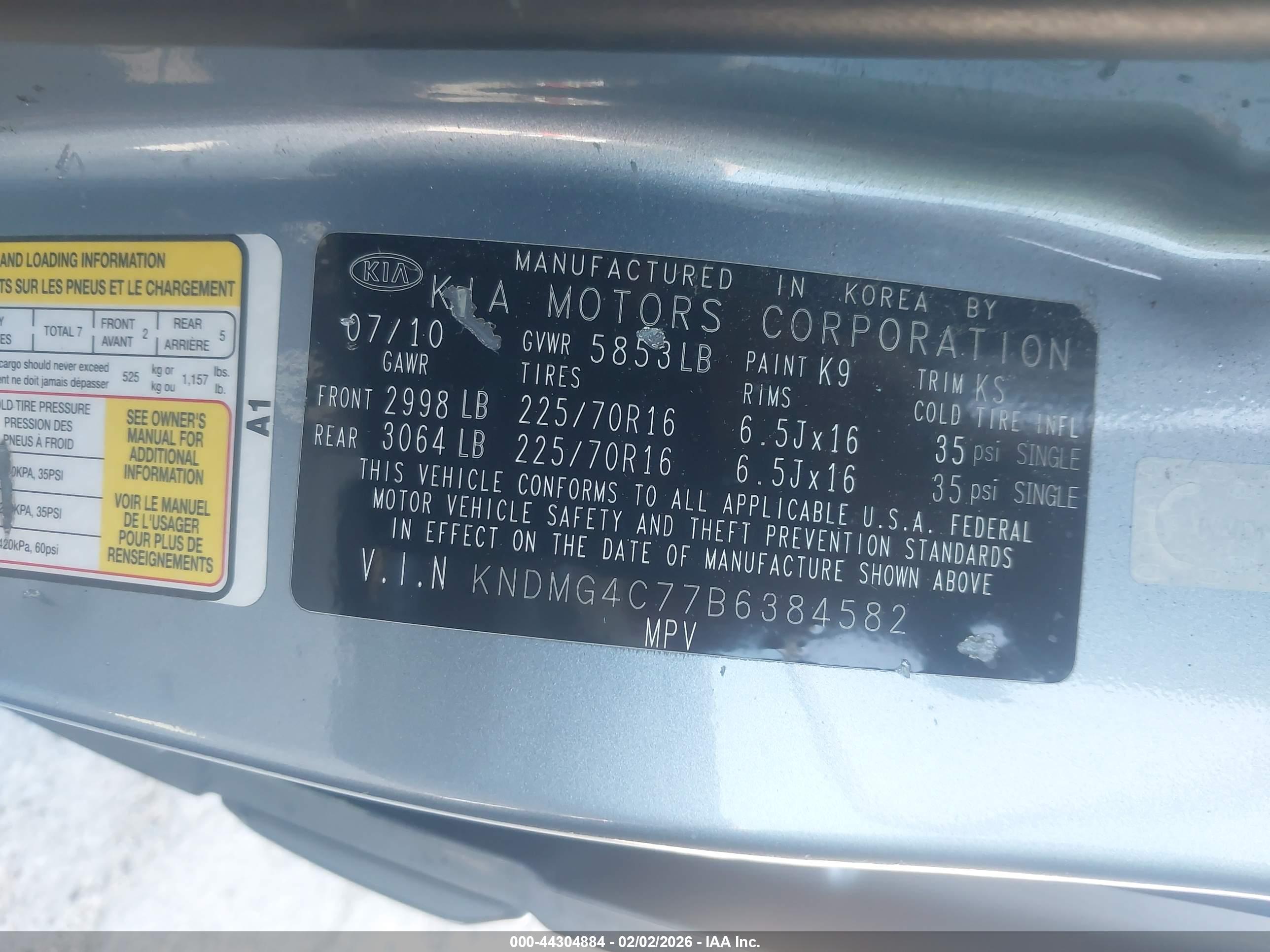 KIA SEDONA image 9