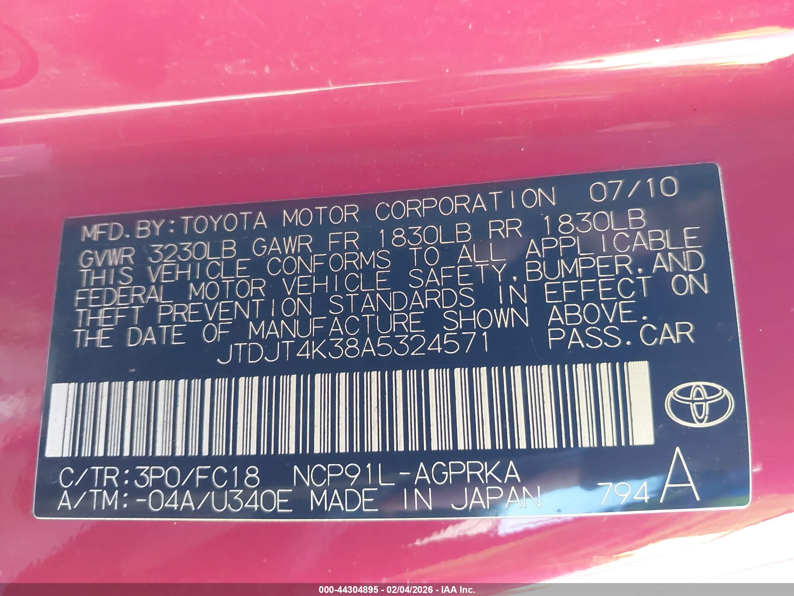 TOYOTA YARIS image 9