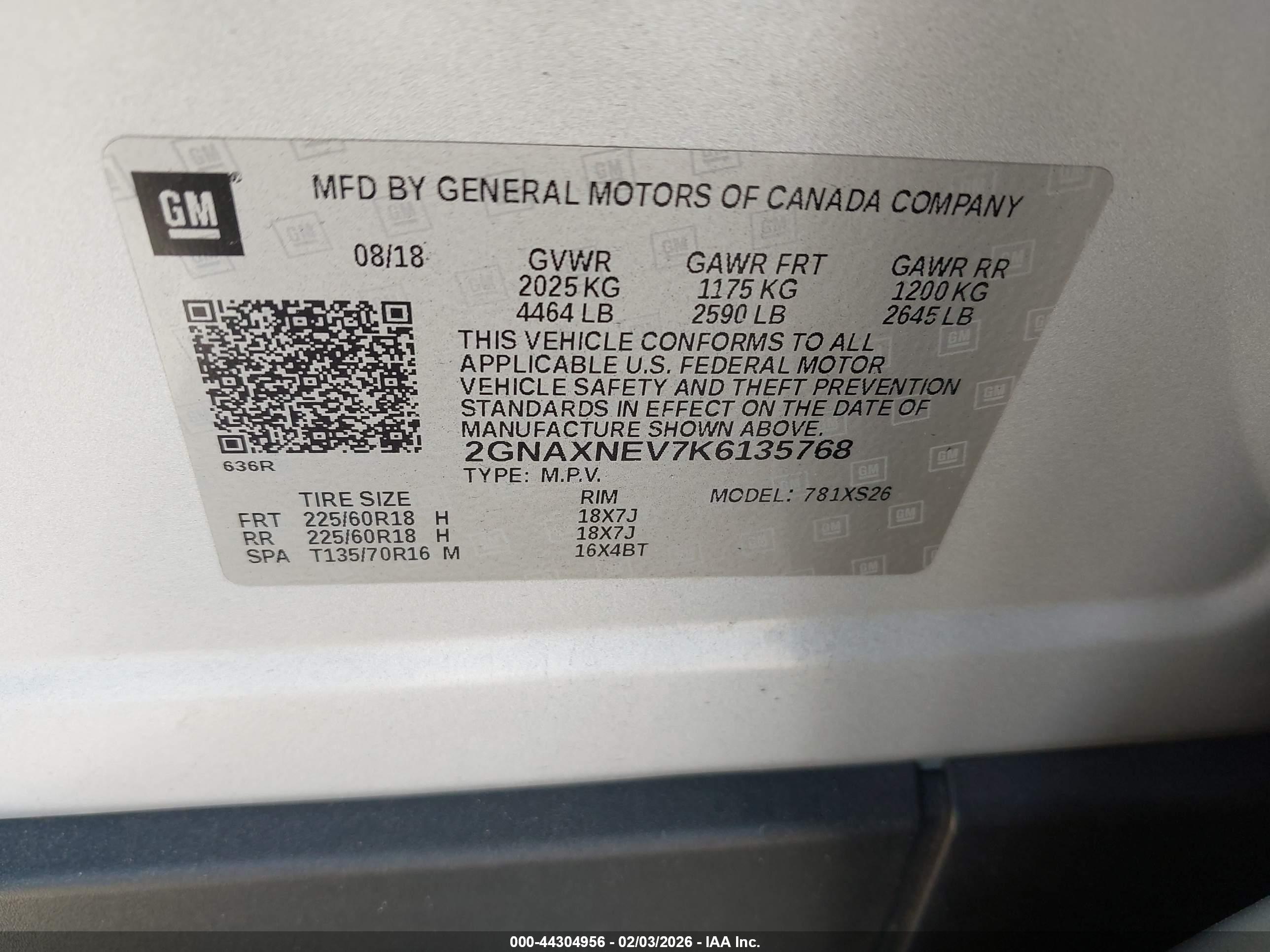 CHEVROLET EQUINOX image 9