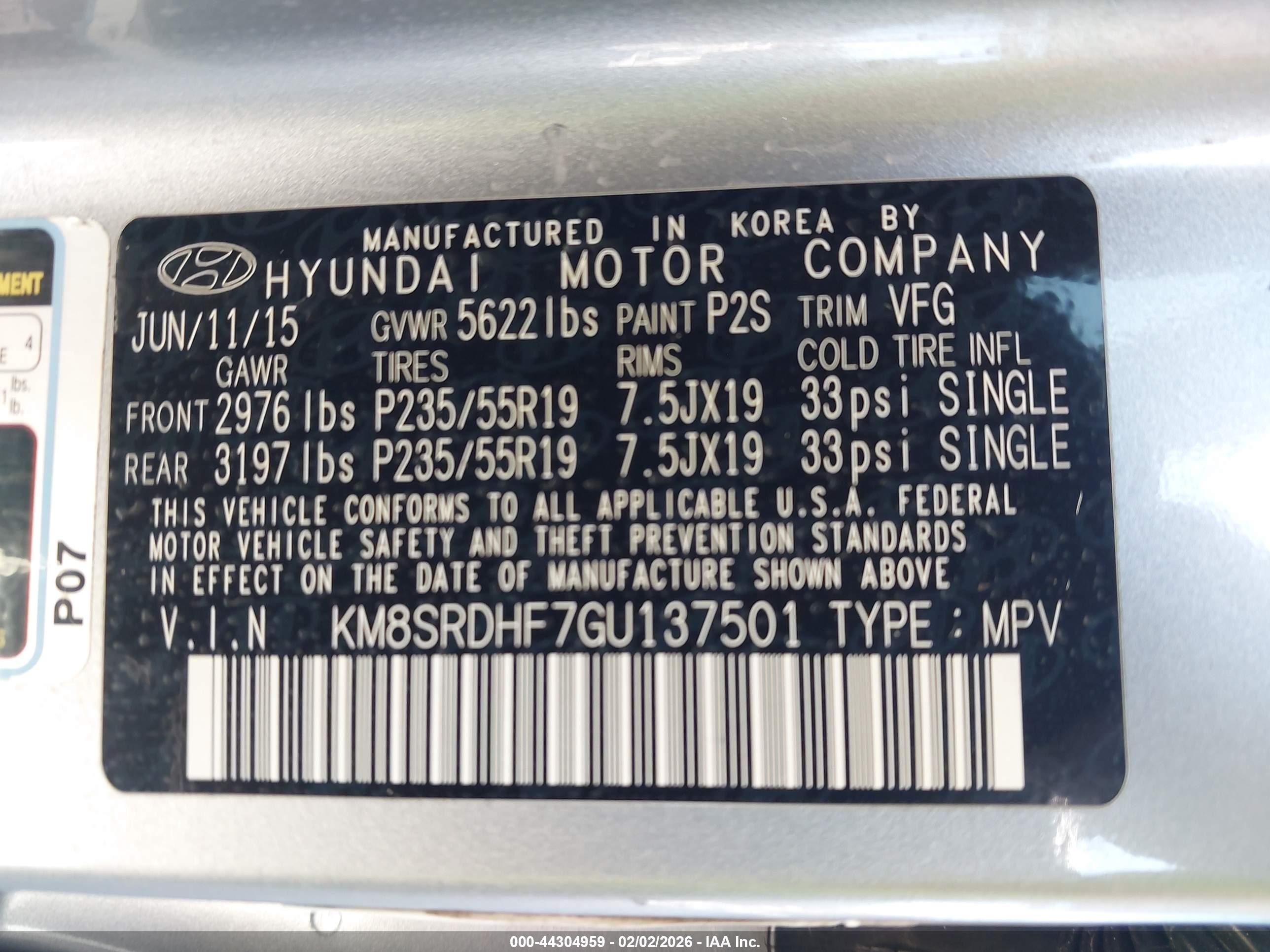 HYUNDAI SANTA image 9