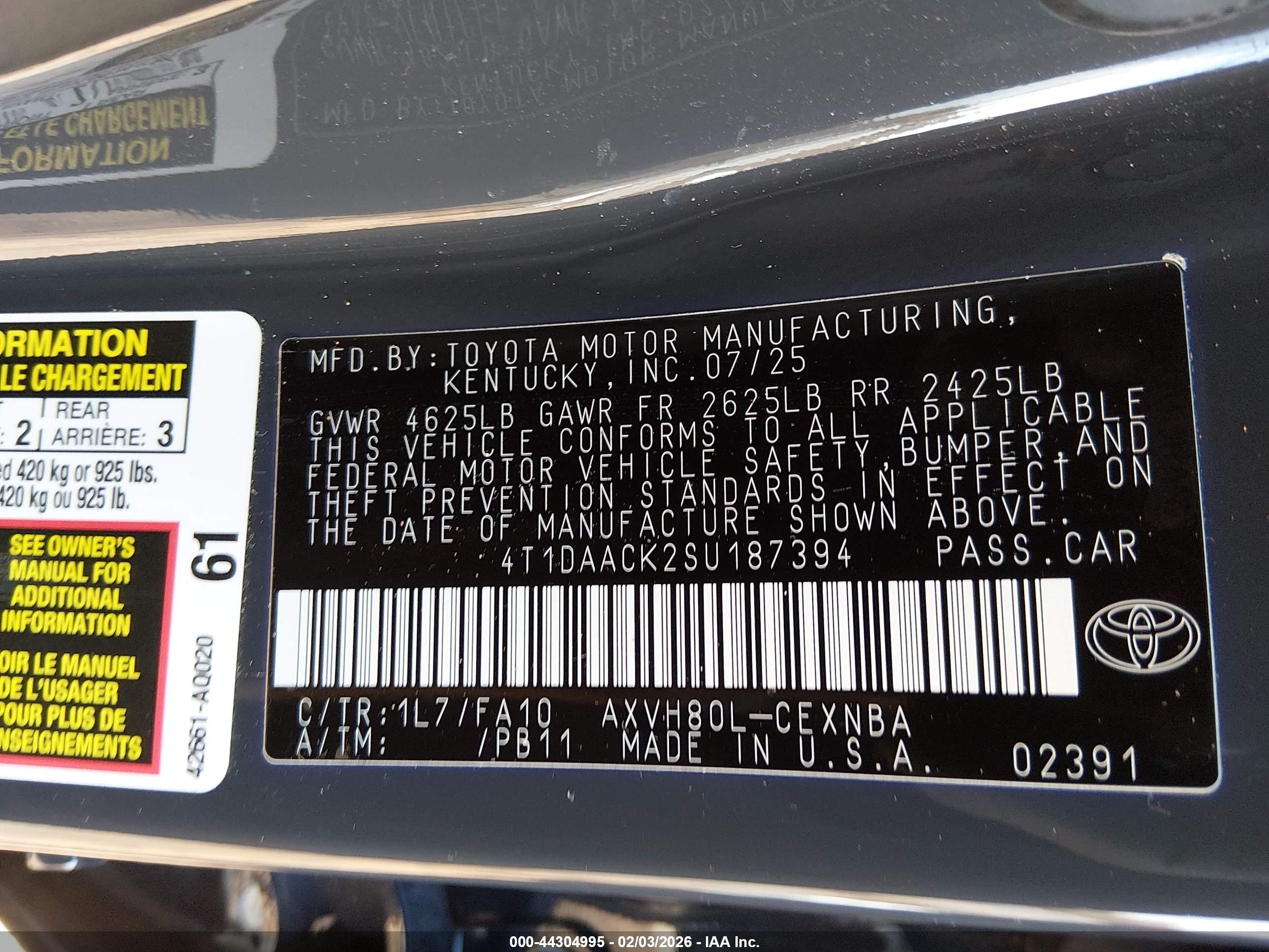 TOYOTA CAMRY image 9