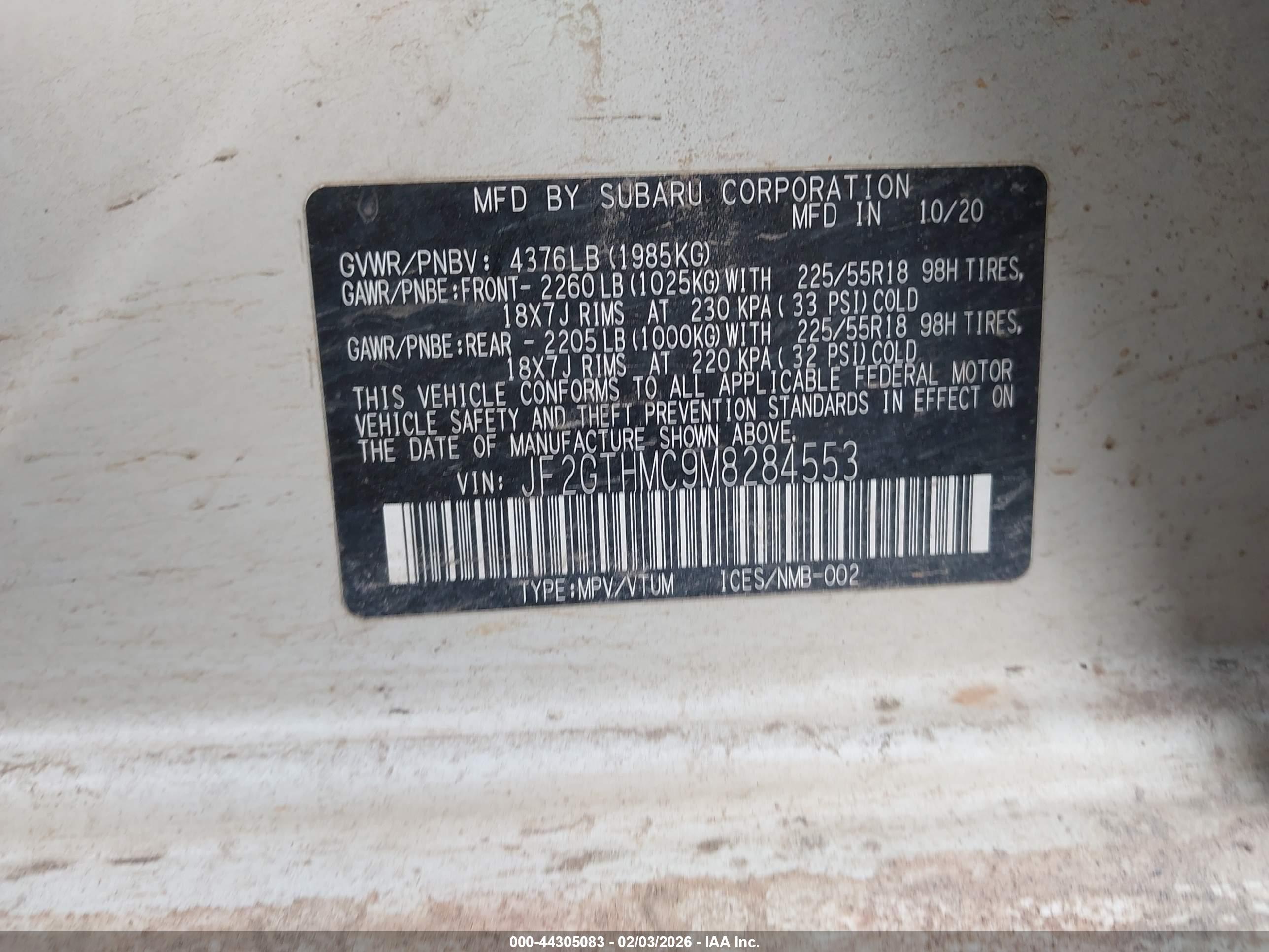SUBARU CROSSTREK image 9