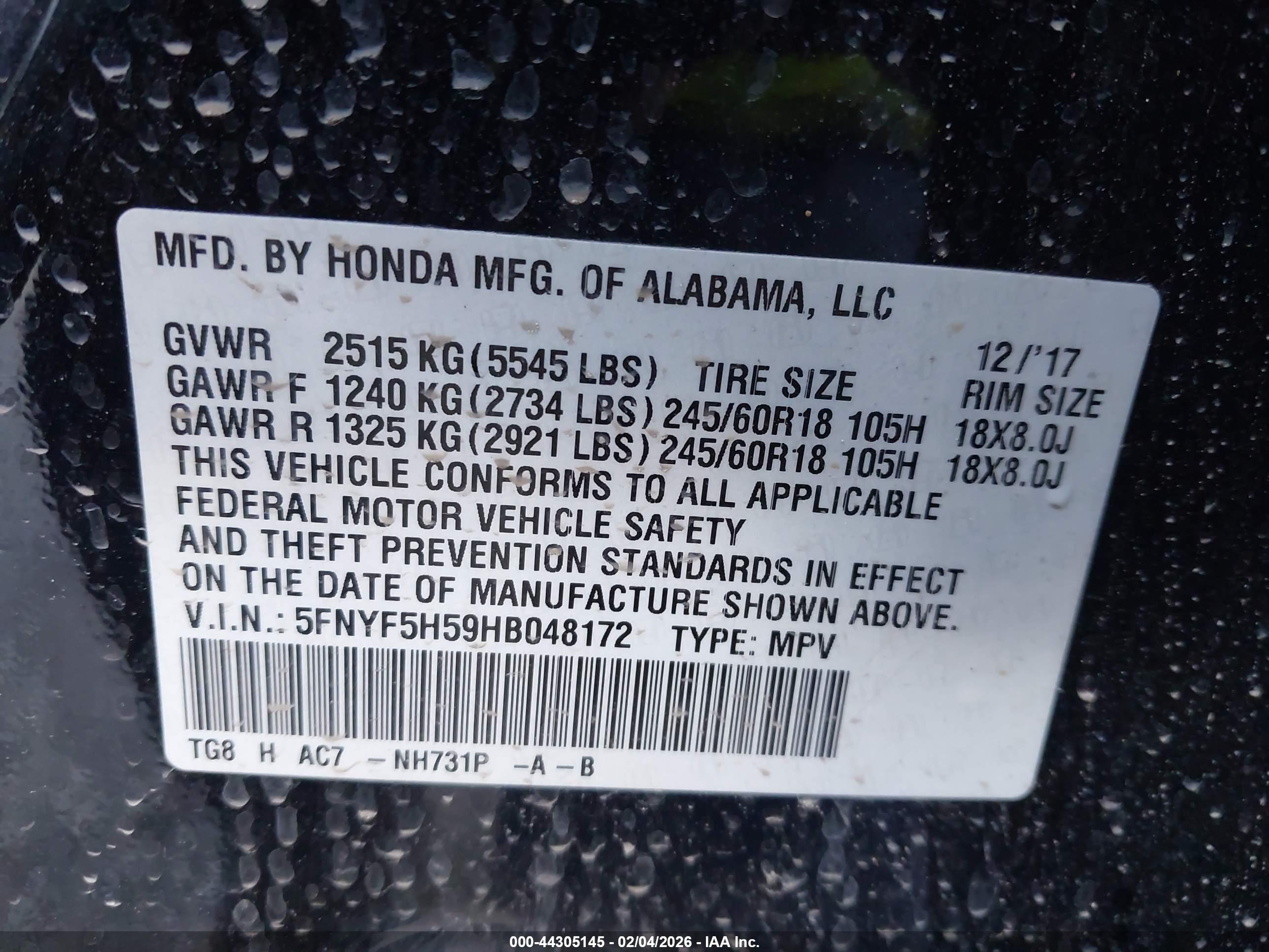 HONDA PILOT image 9