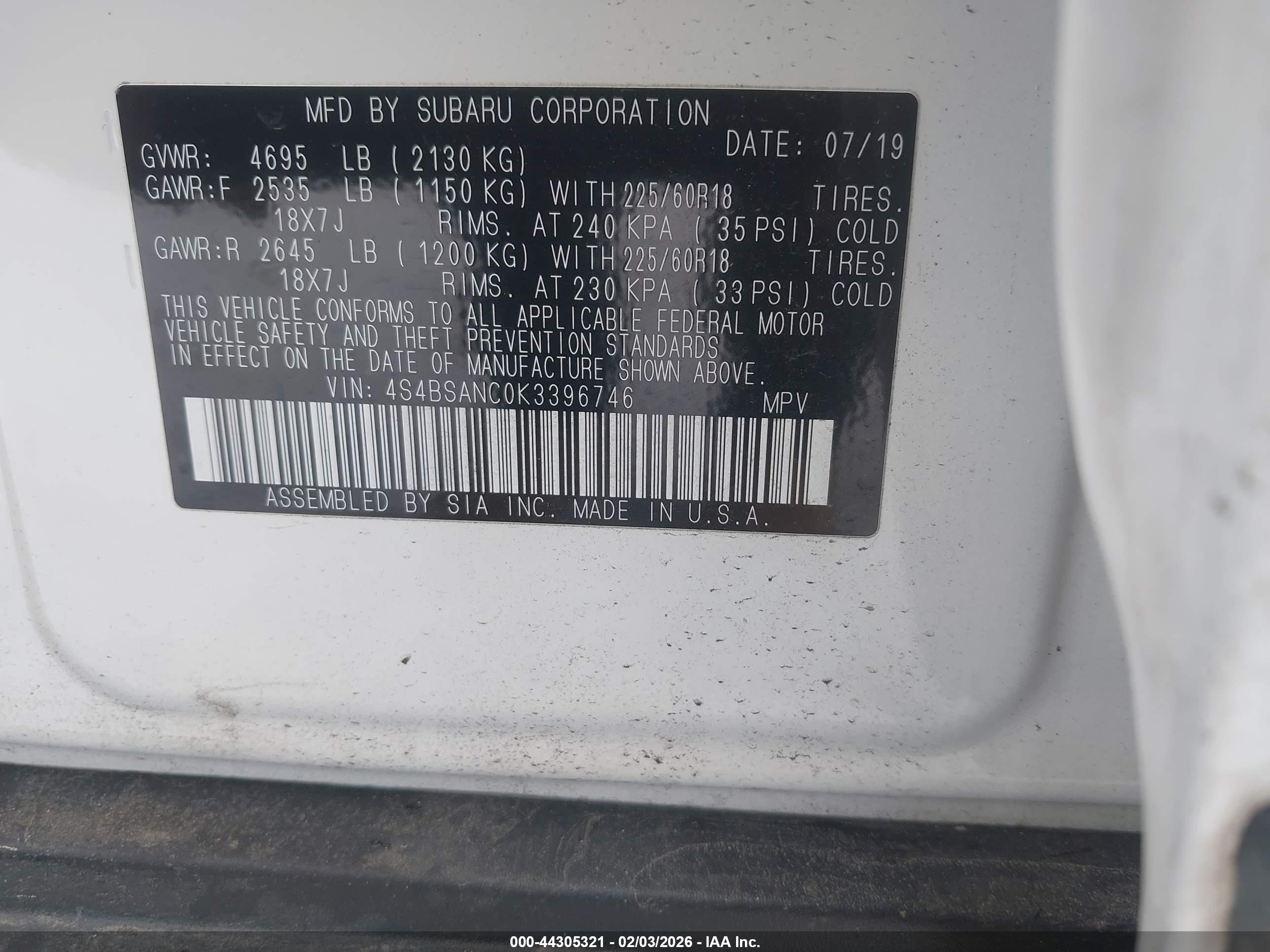 SUBARU OUTBACK image 9