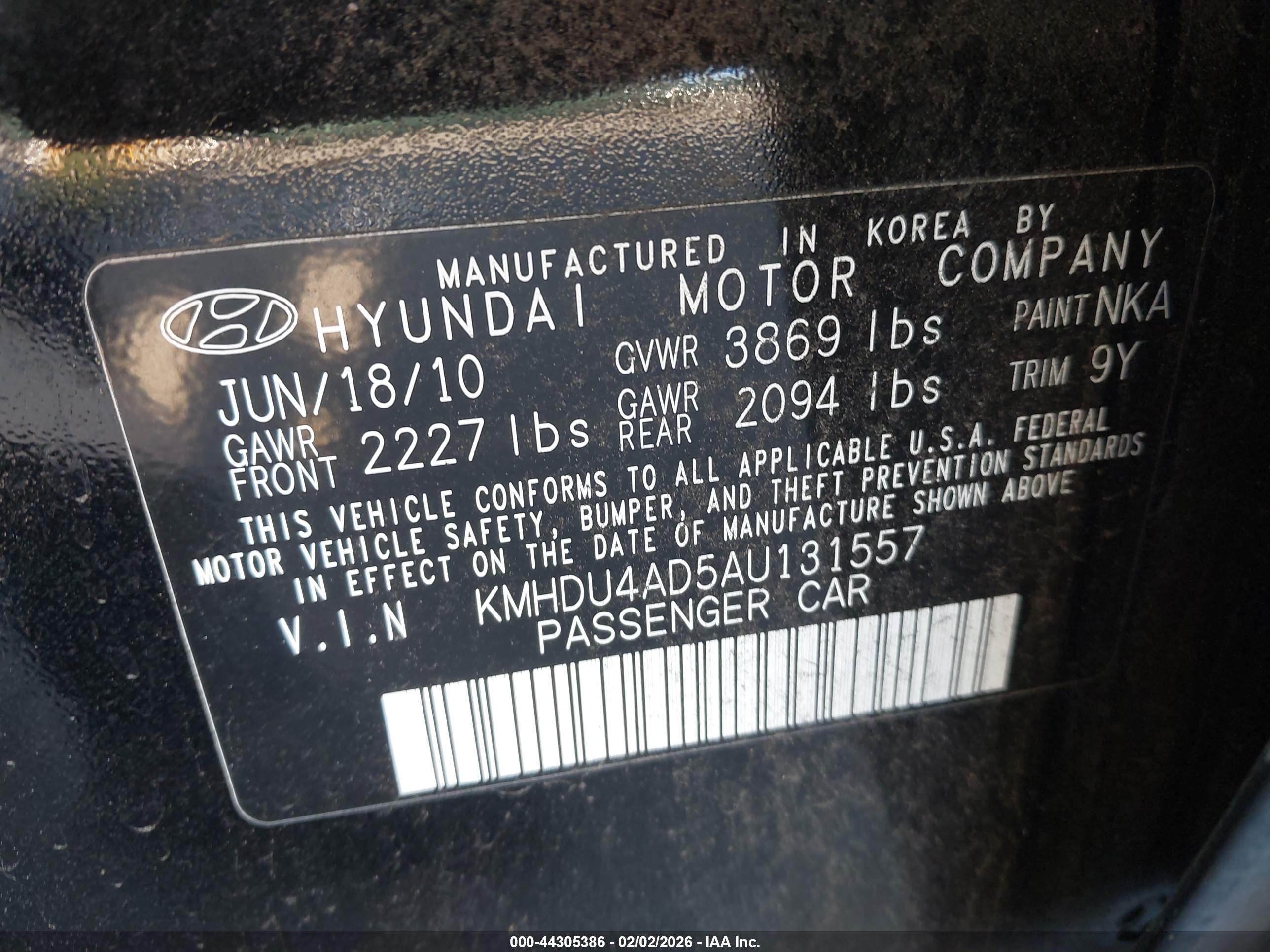HYUNDAI ELANTRA image 9