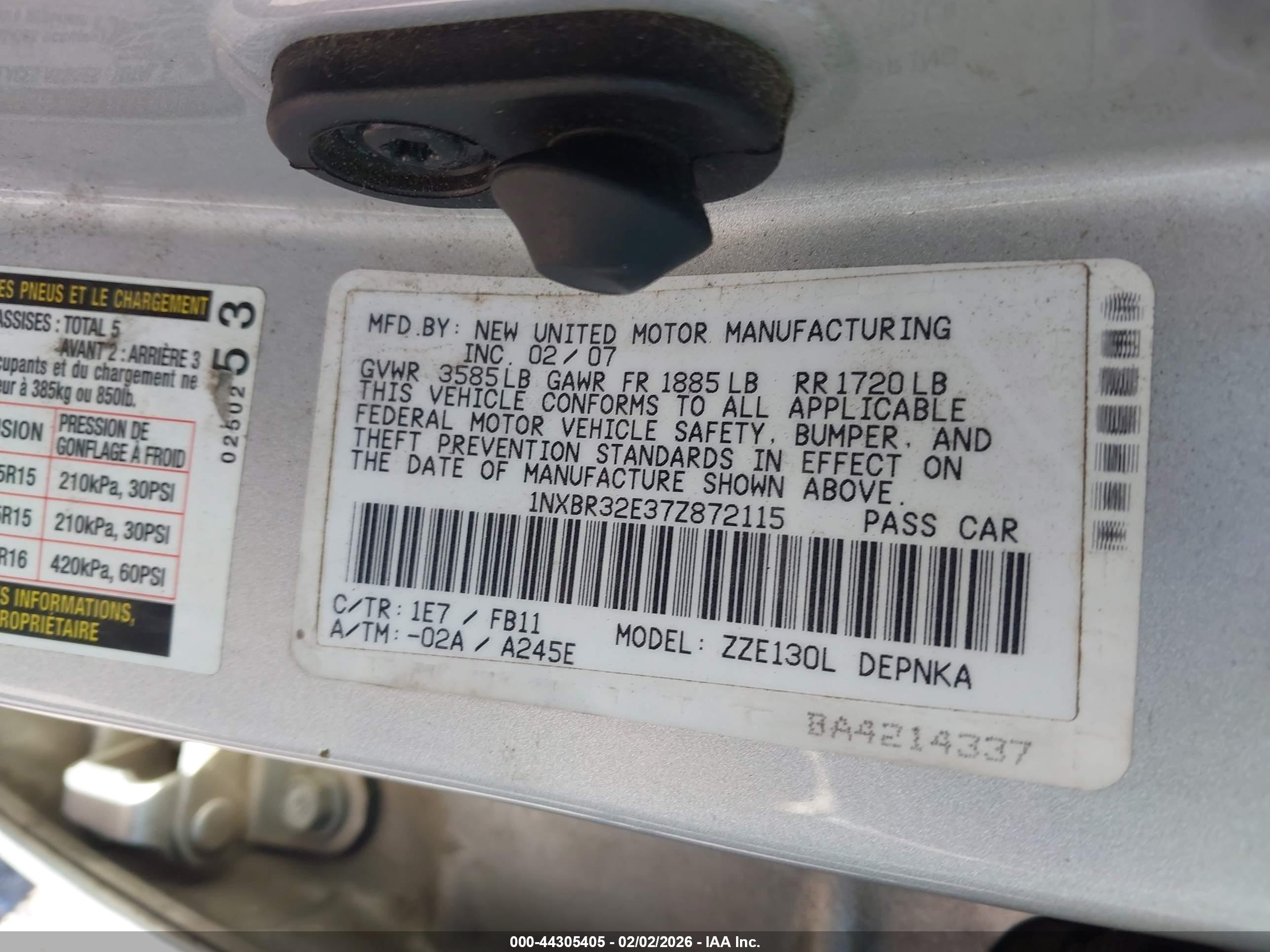 TOYOTA COROLLA image 9