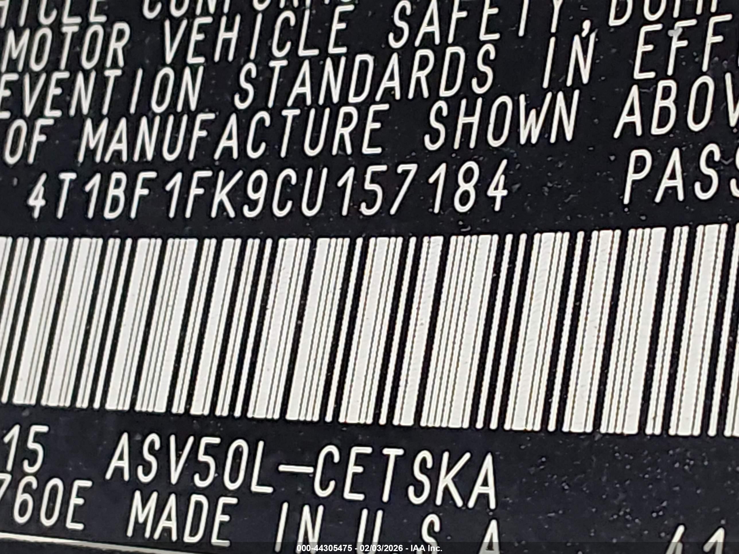 TOYOTA CAMRY image 9