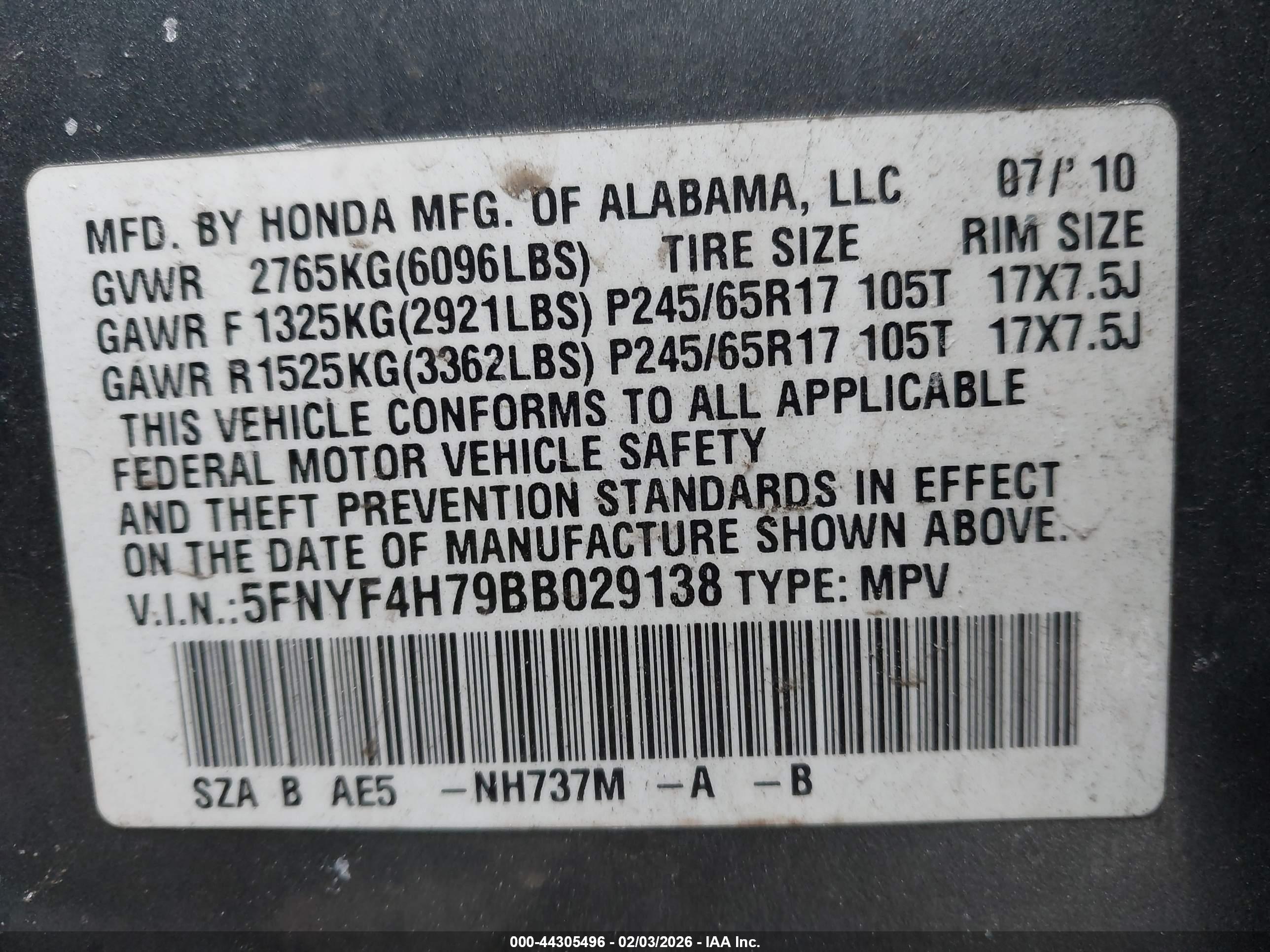 HONDA PILOT image 9