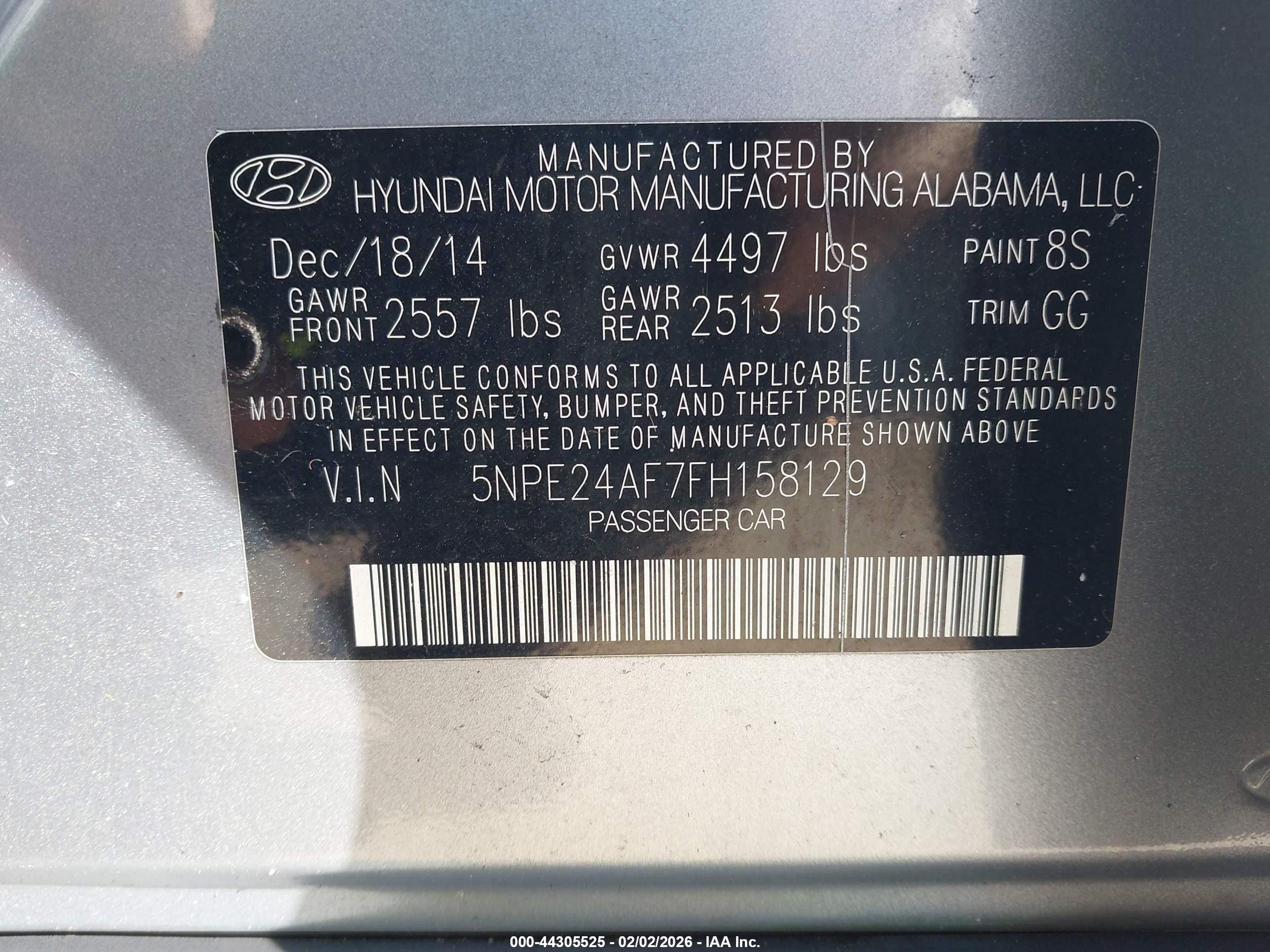 HYUNDAI SONATA image 9
