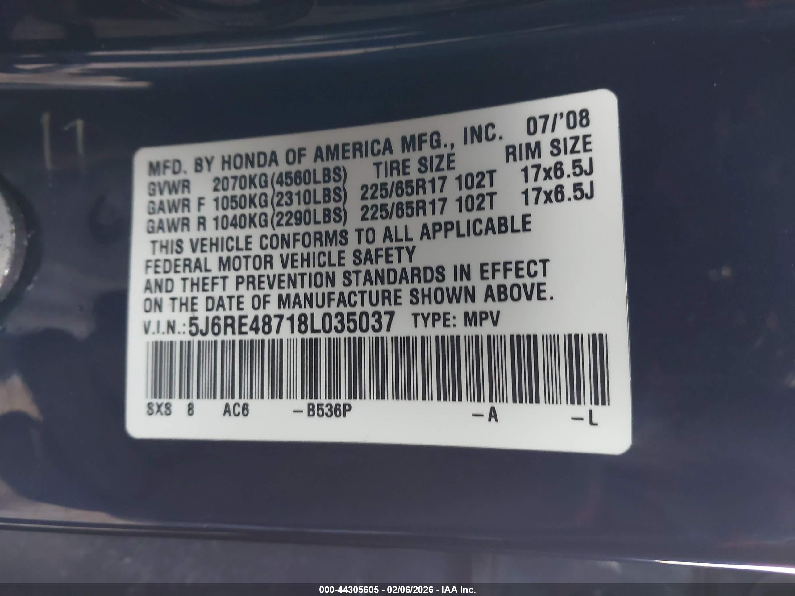 HONDA CR-V image 9