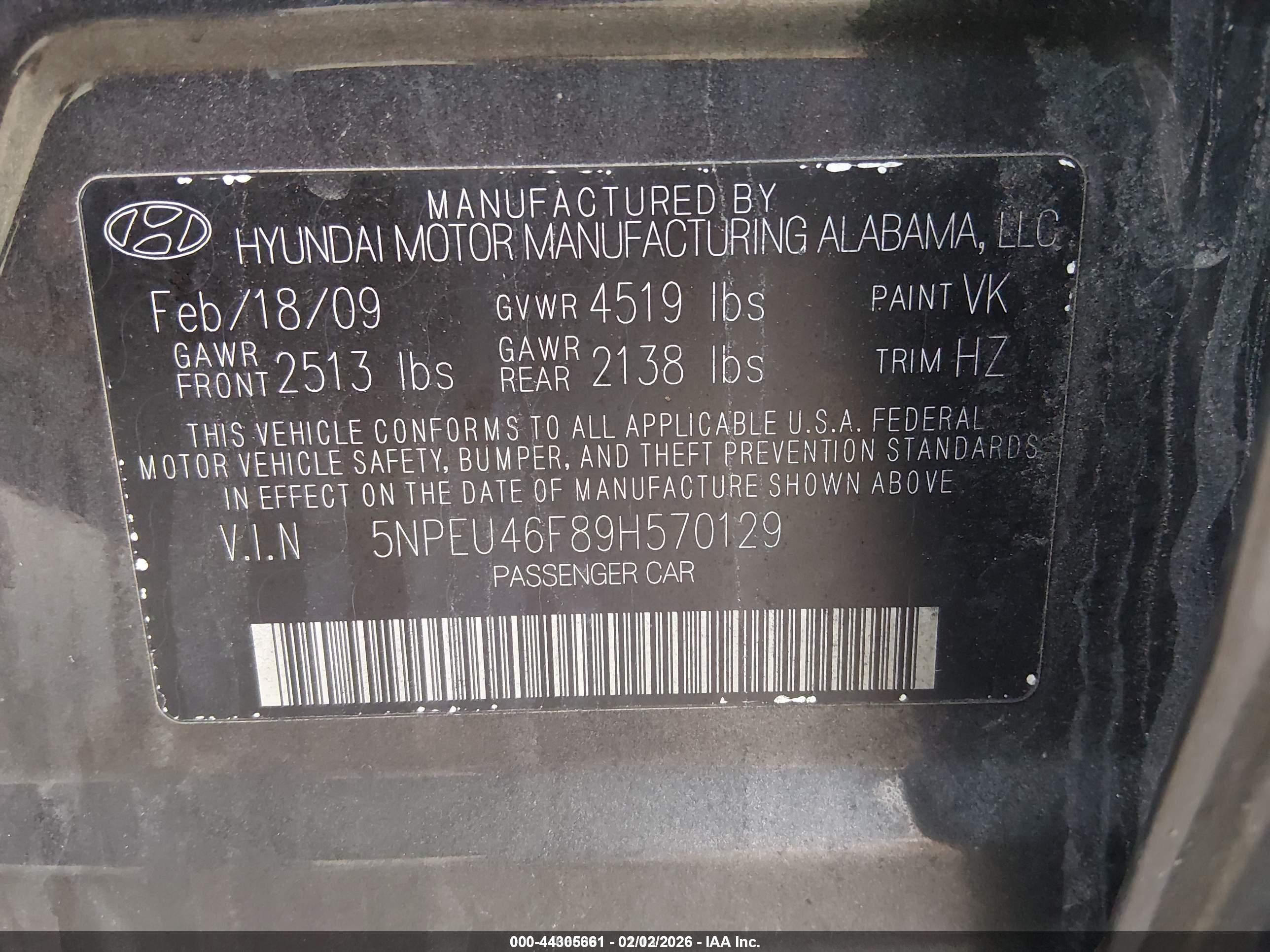 HYUNDAI SONATA image 9