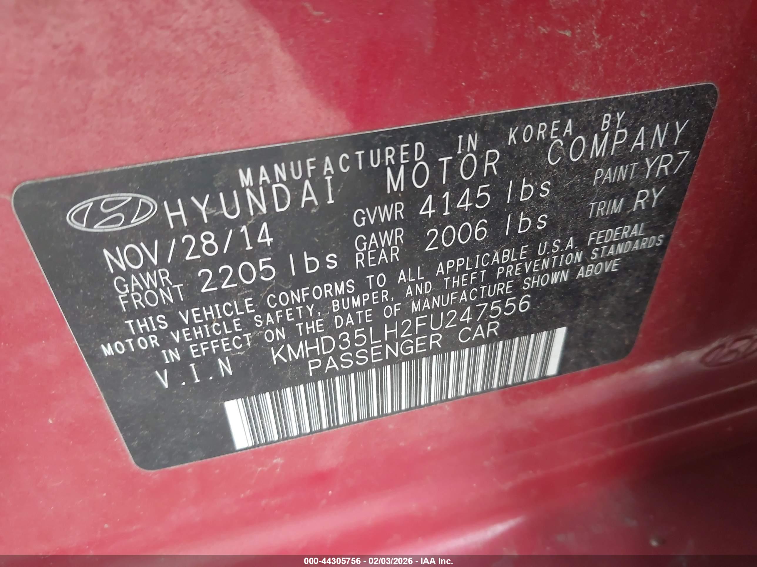 HYUNDAI ELANTRA image 9