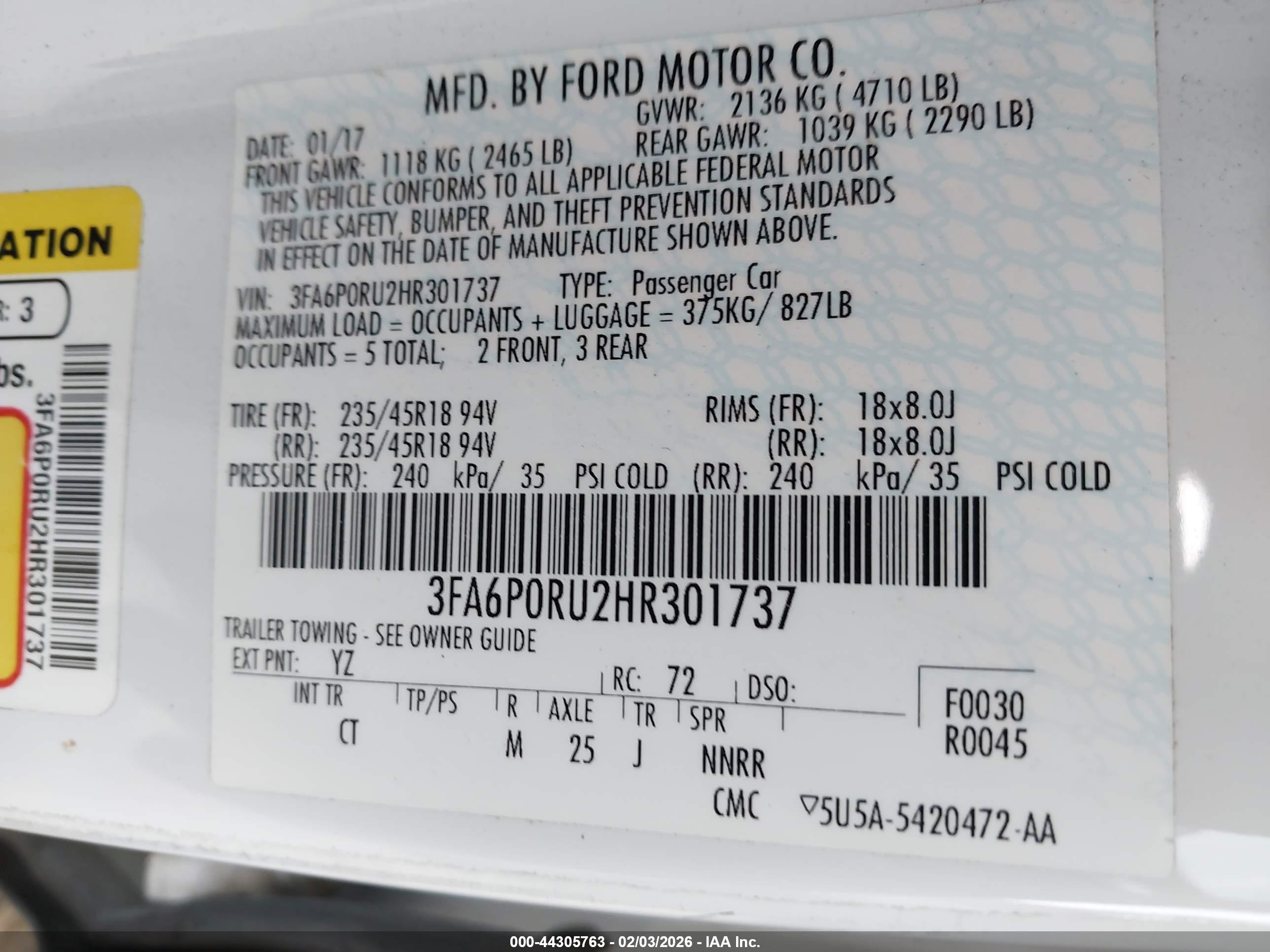 FORD FUSION image 9