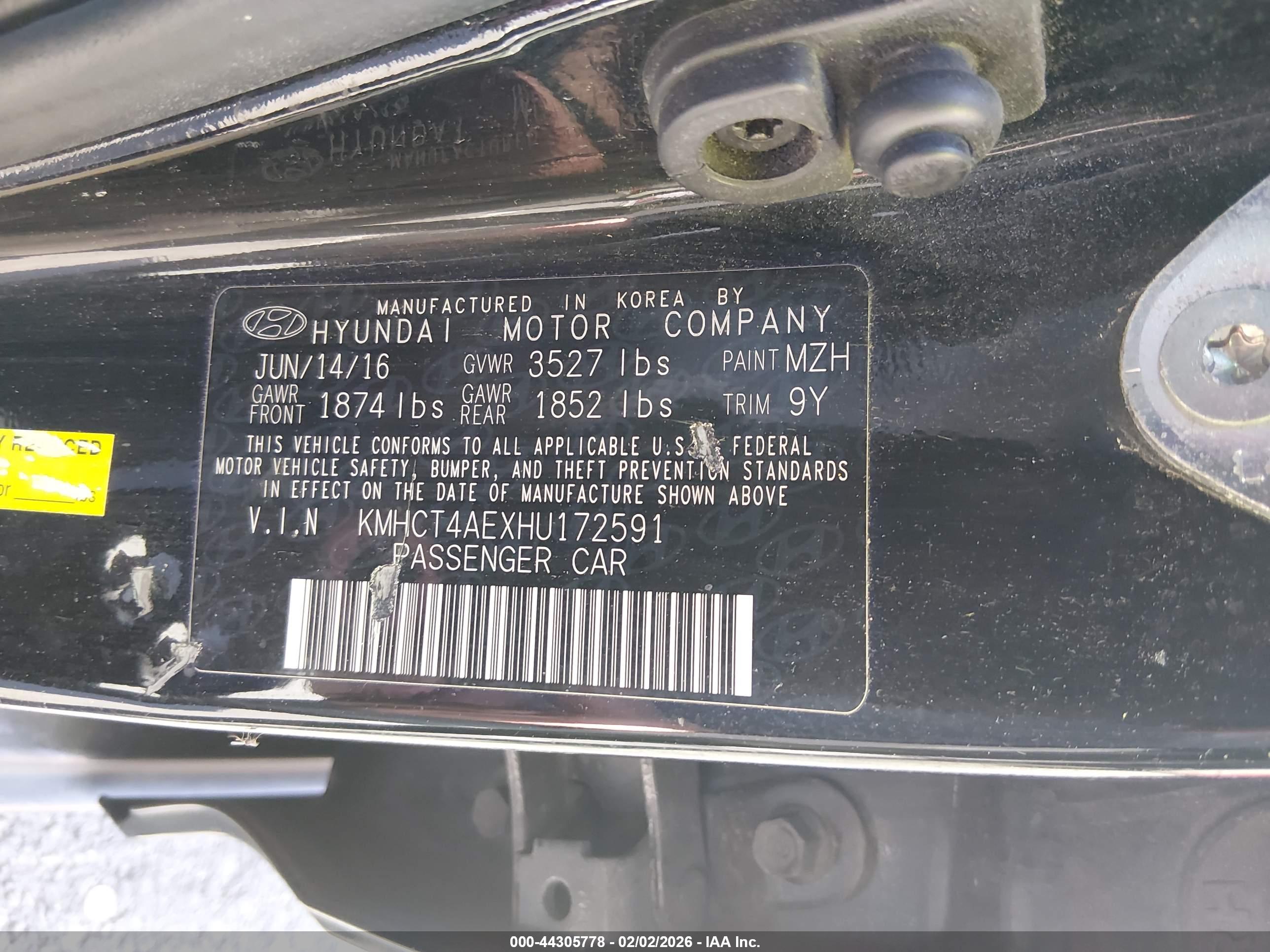 HYUNDAI ACCENT image 9