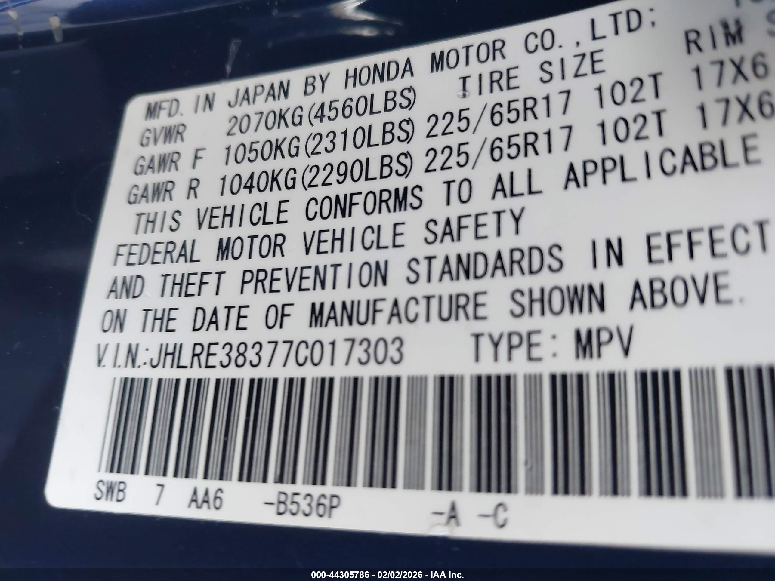 HONDA CR-V image 9