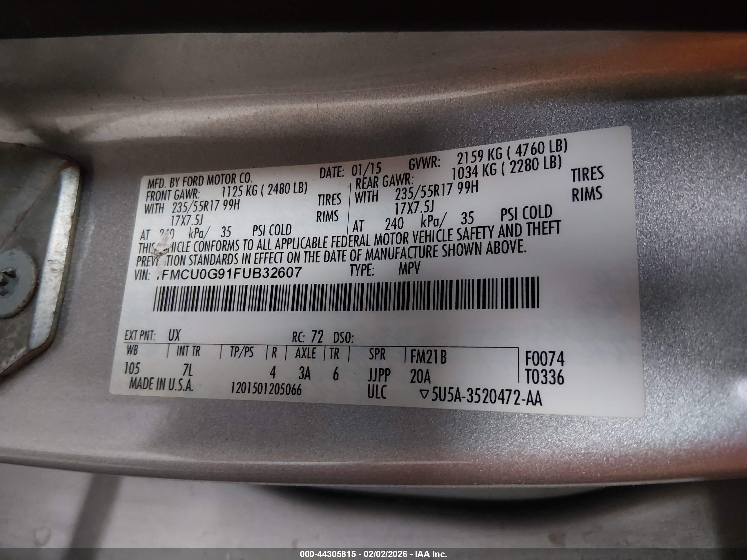 FORD ESCAPE image 9