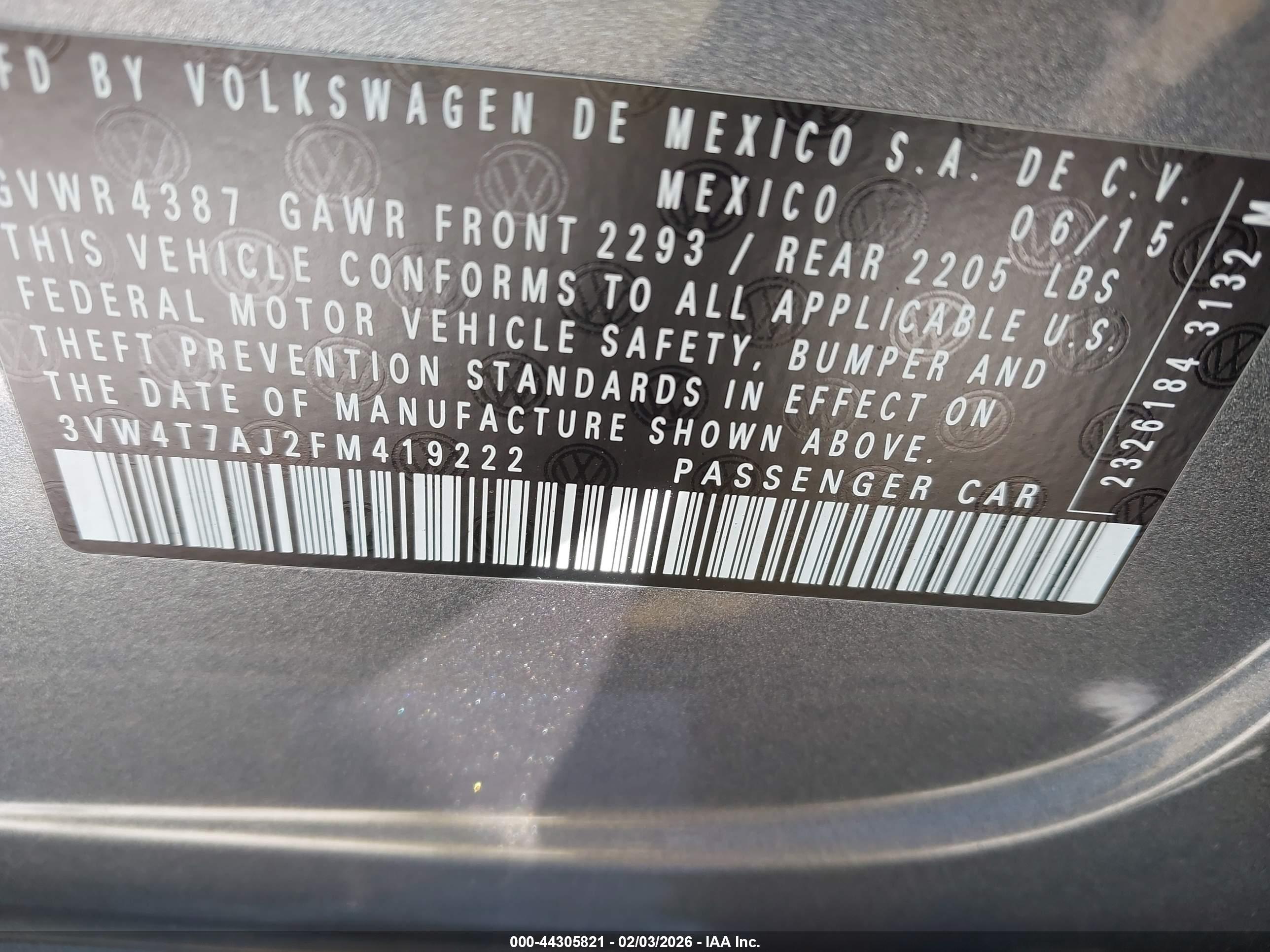 VOLKSWAGEN JETTA image 9