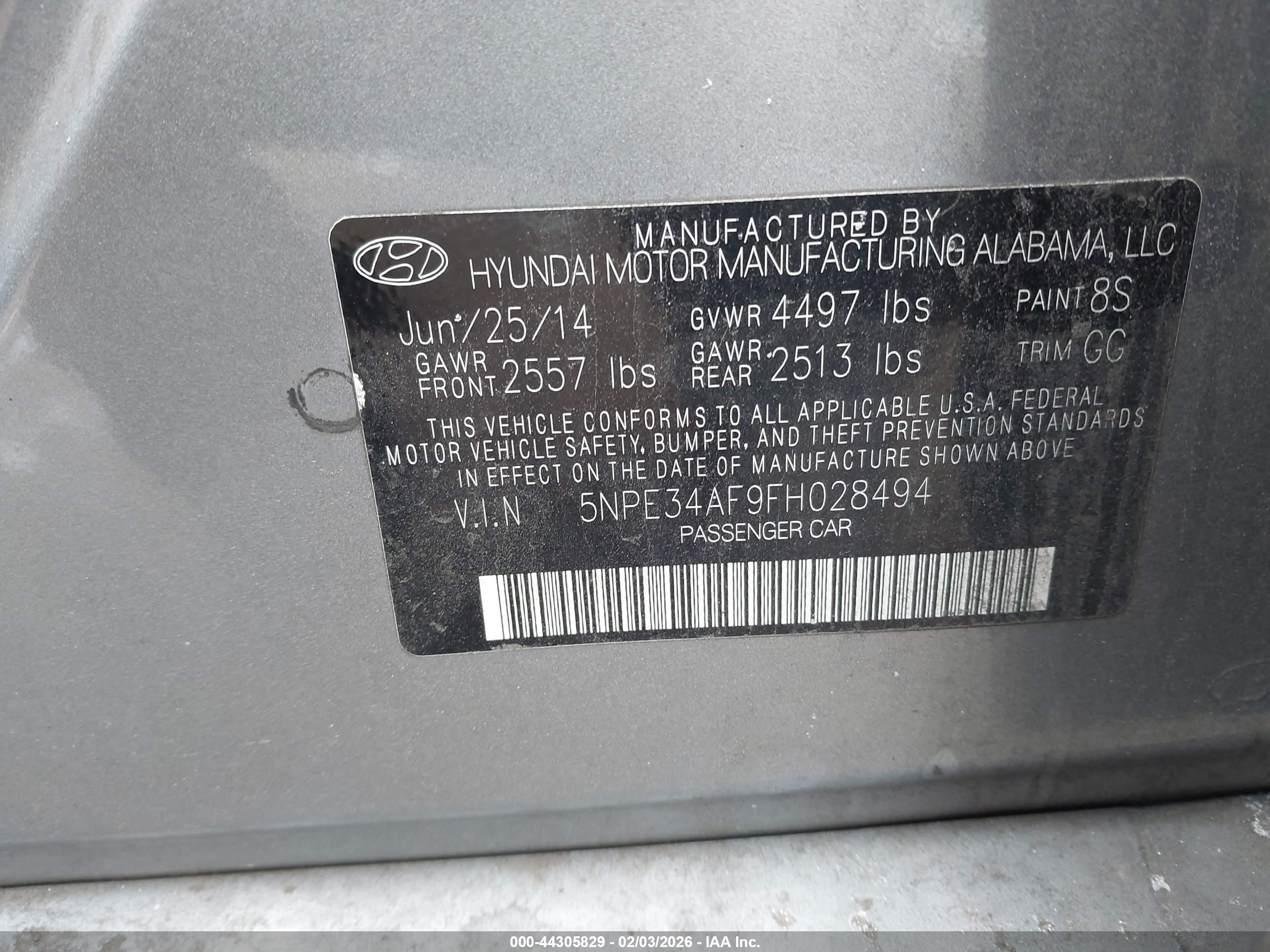 HYUNDAI SONATA image 9
