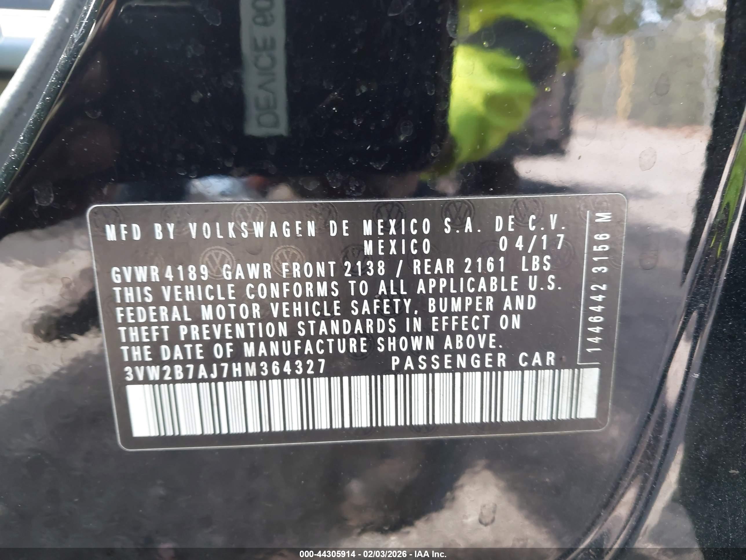 VOLKSWAGEN JETTA image 9