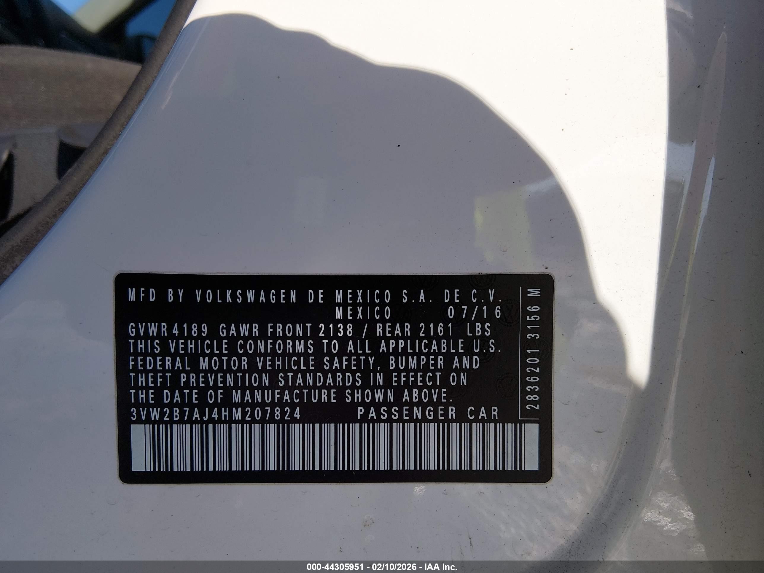 VOLKSWAGEN JETTA image 9