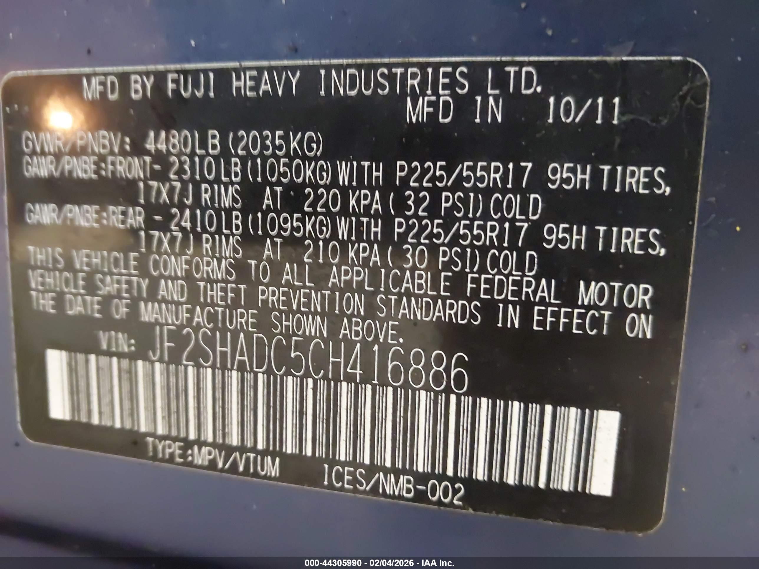 SUBARU FORESTER image 9