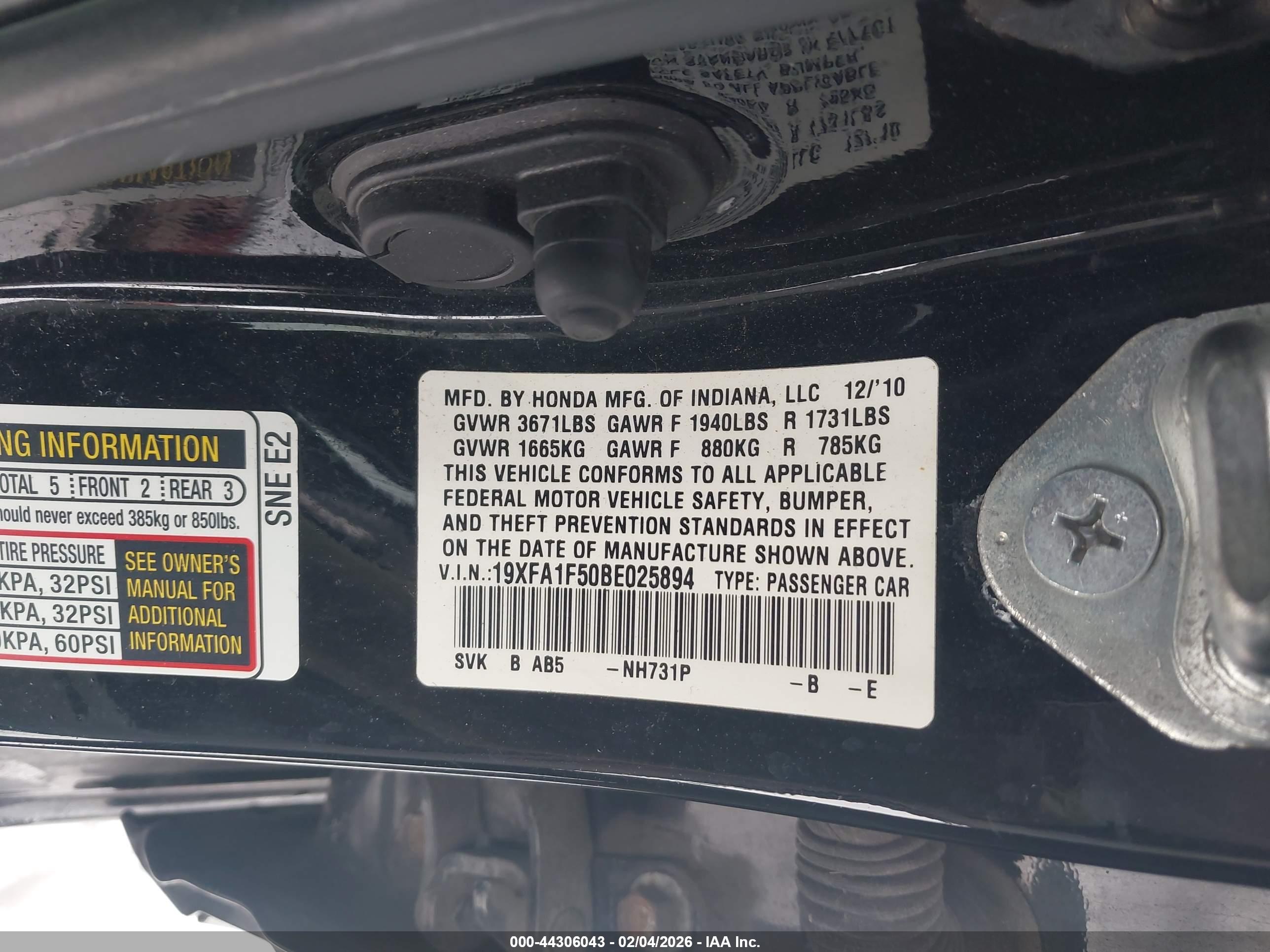 HONDA CIVIC image 9