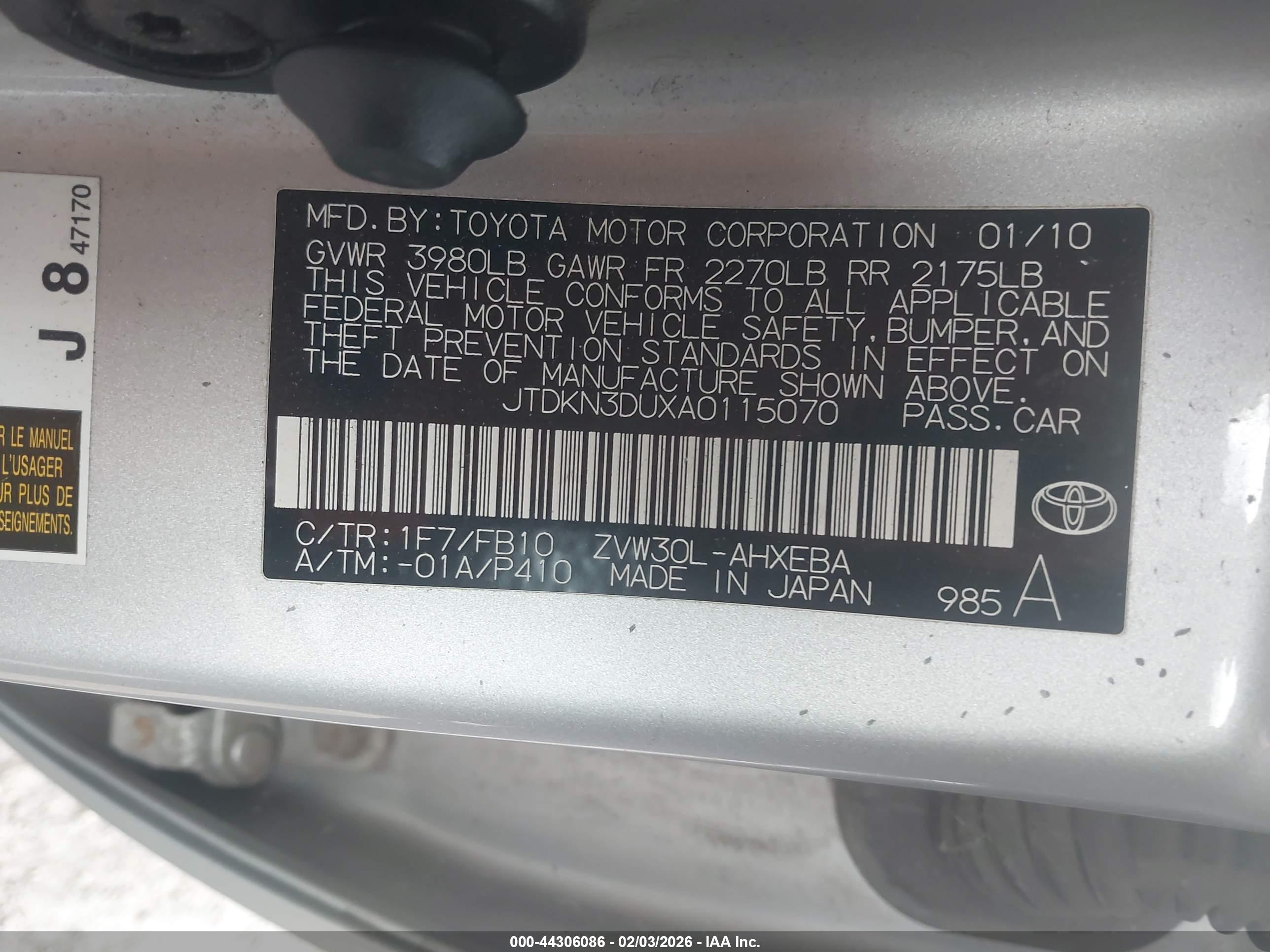 TOYOTA PRIUS image 9