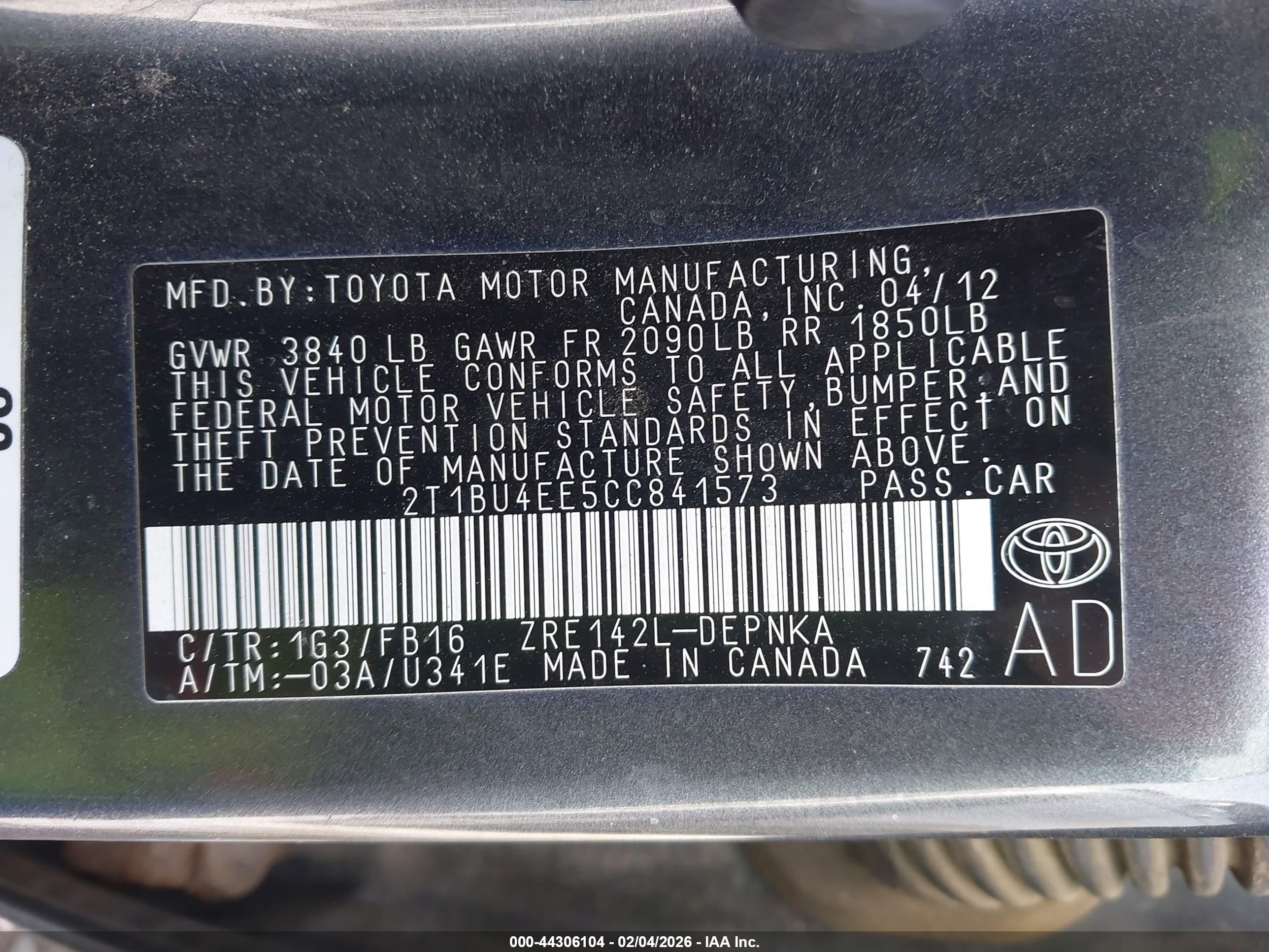 TOYOTA COROLLA image 9