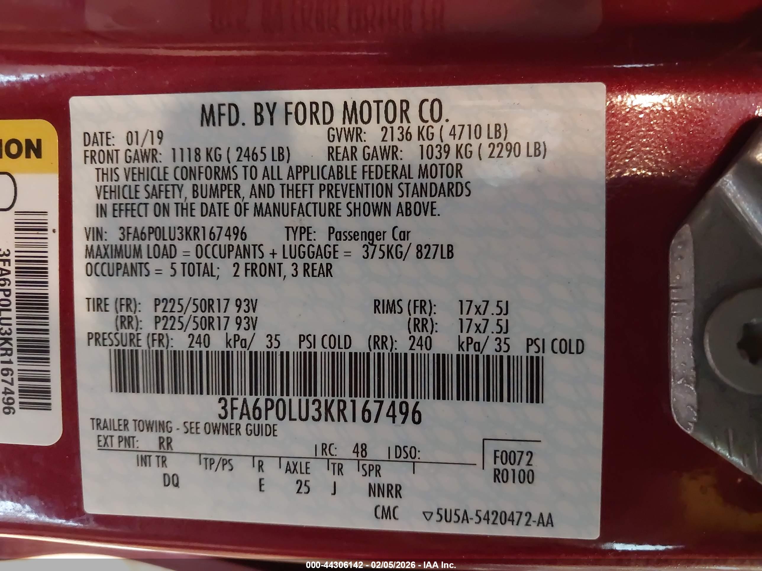 FORD FUSION image 9