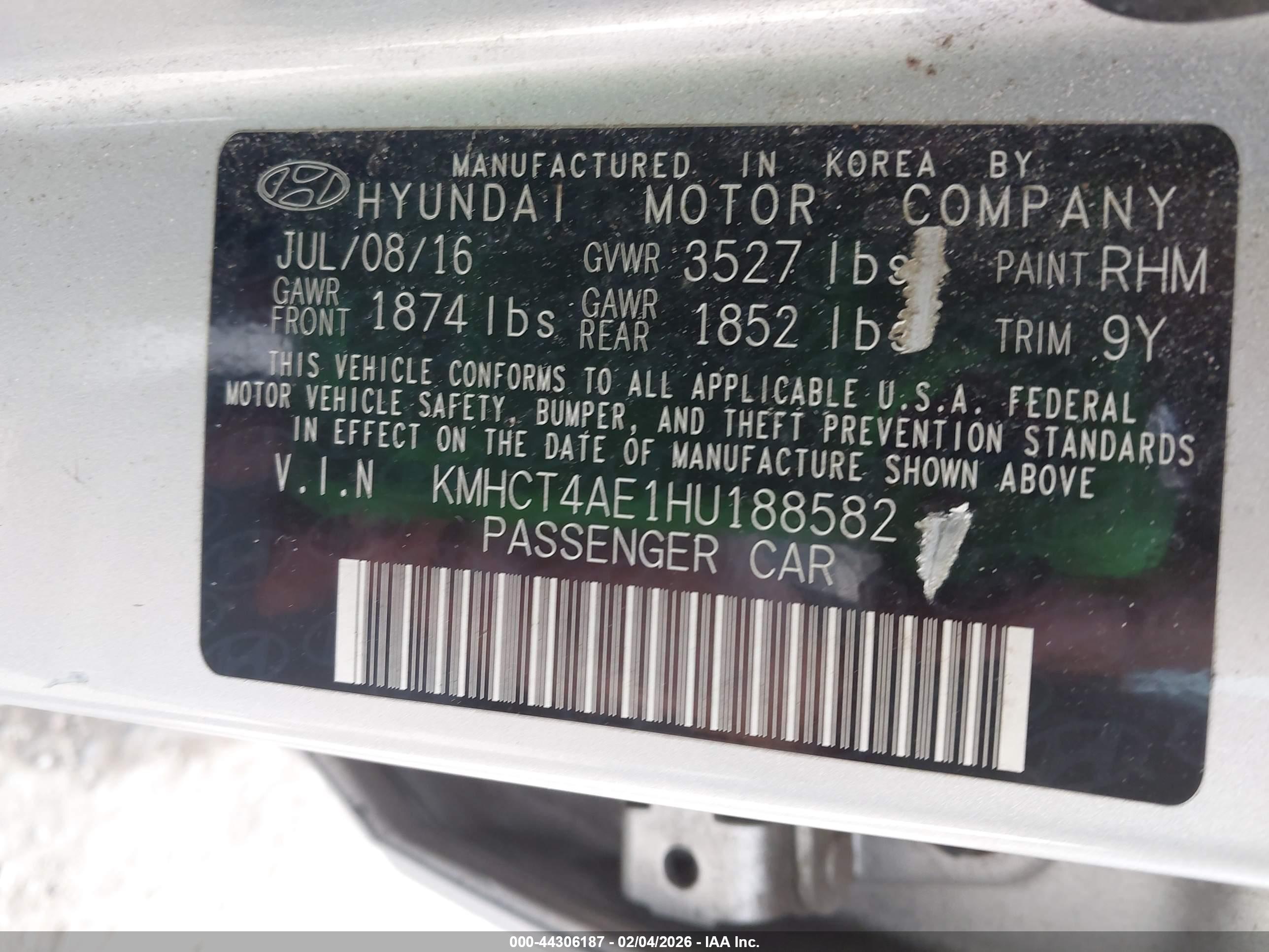 HYUNDAI ACCENT image 9