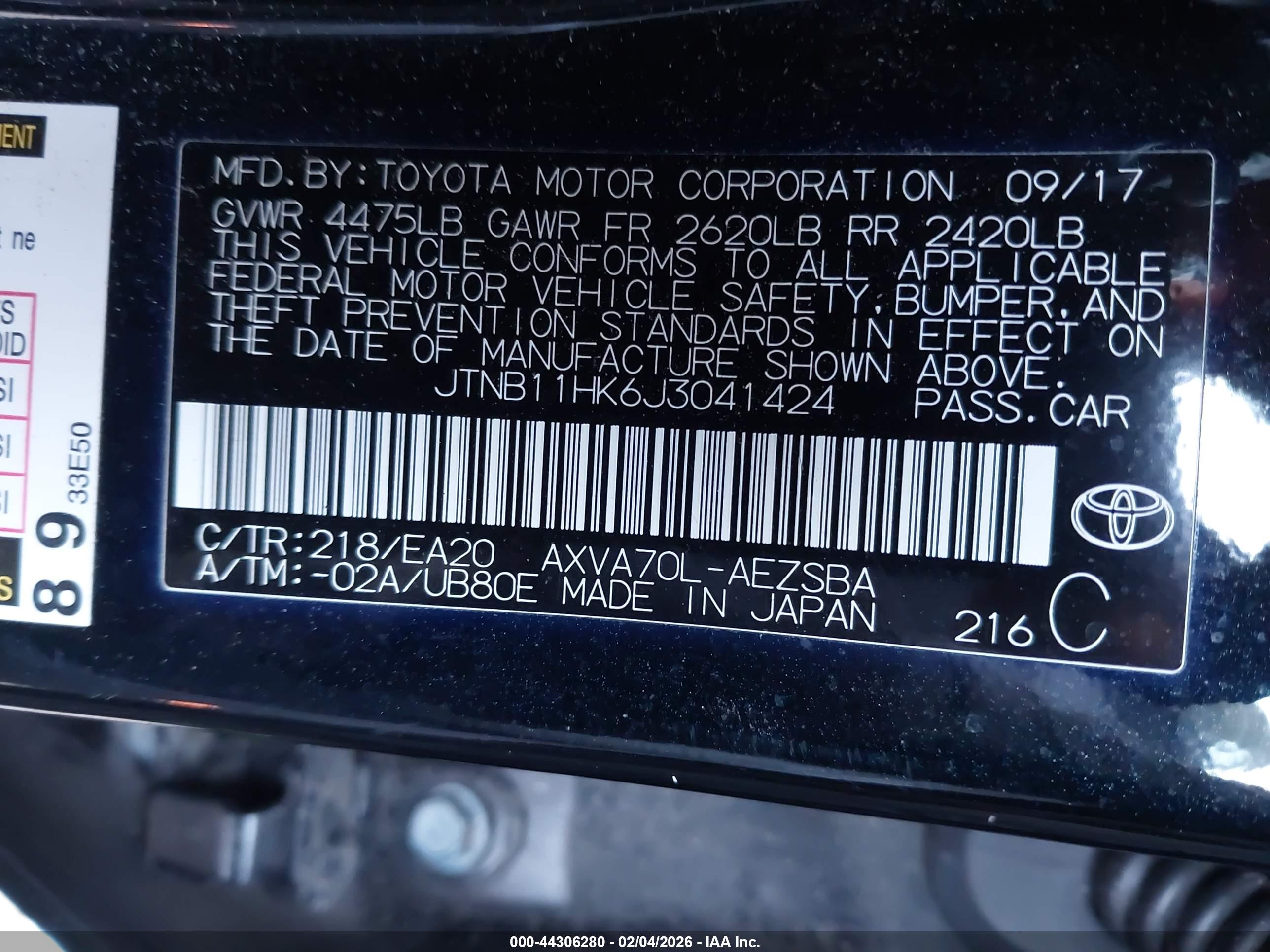 TOYOTA CAMRY image 9