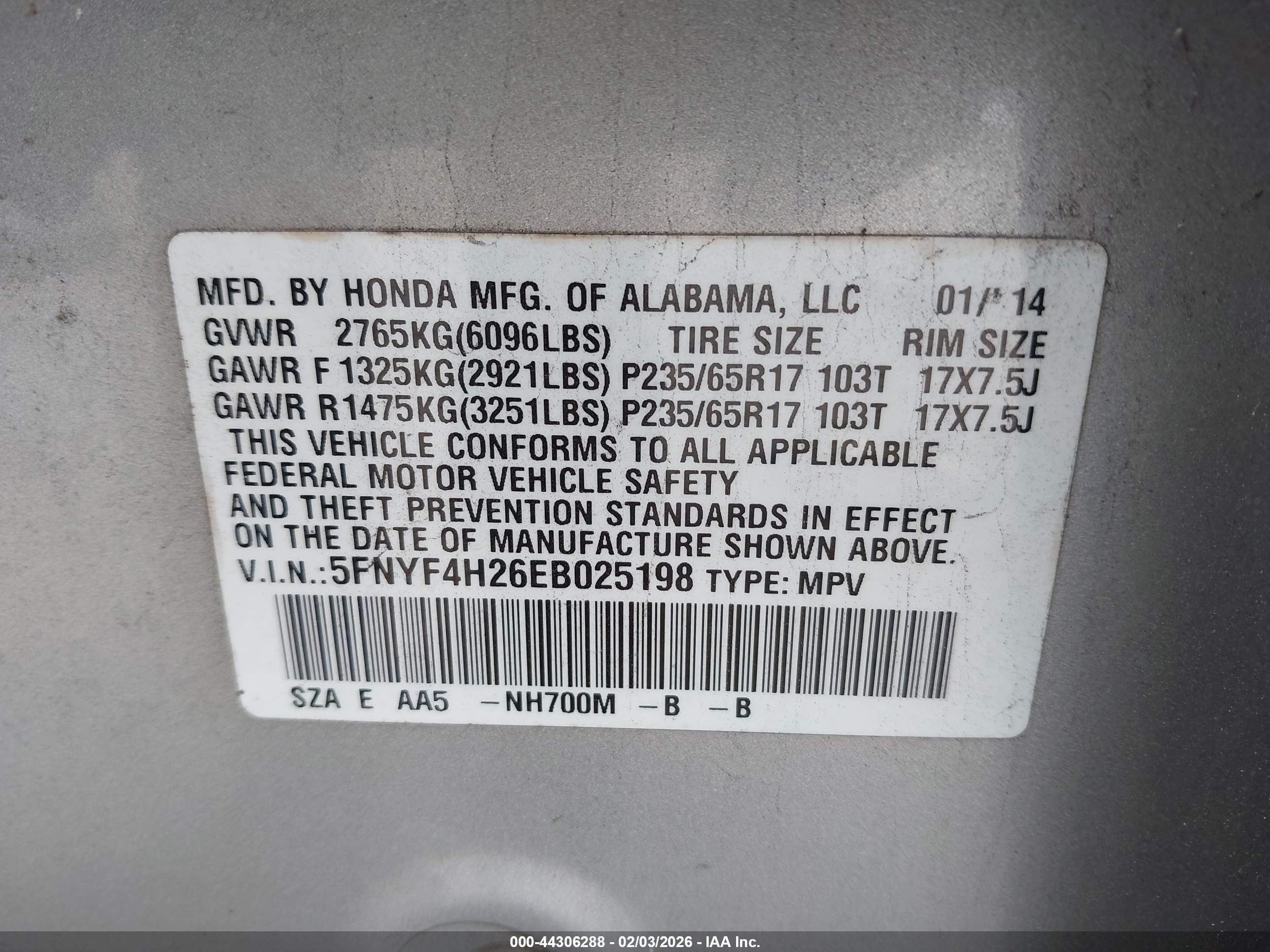 HONDA PILOT image 9