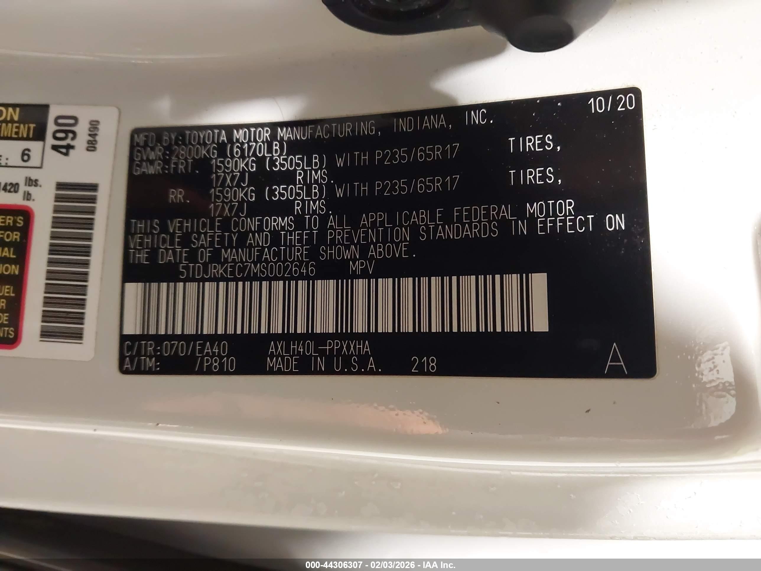 TOYOTA SIENNA image 9