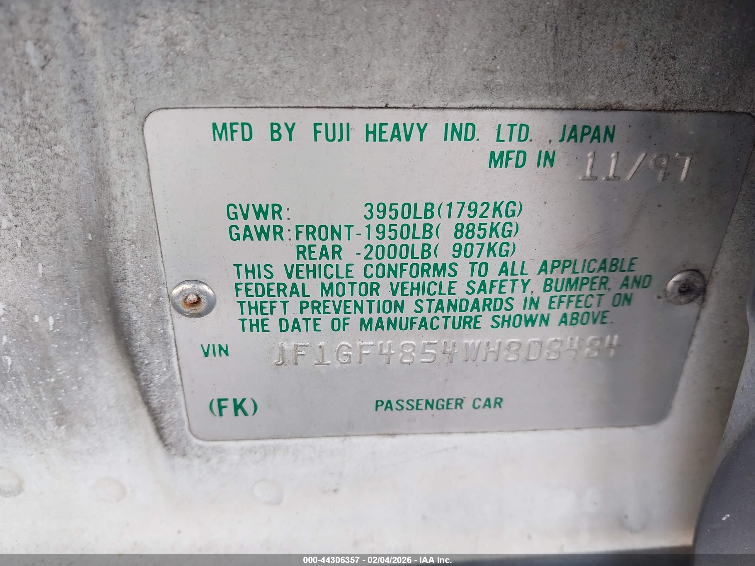 SUBARU IMPREZA image 9