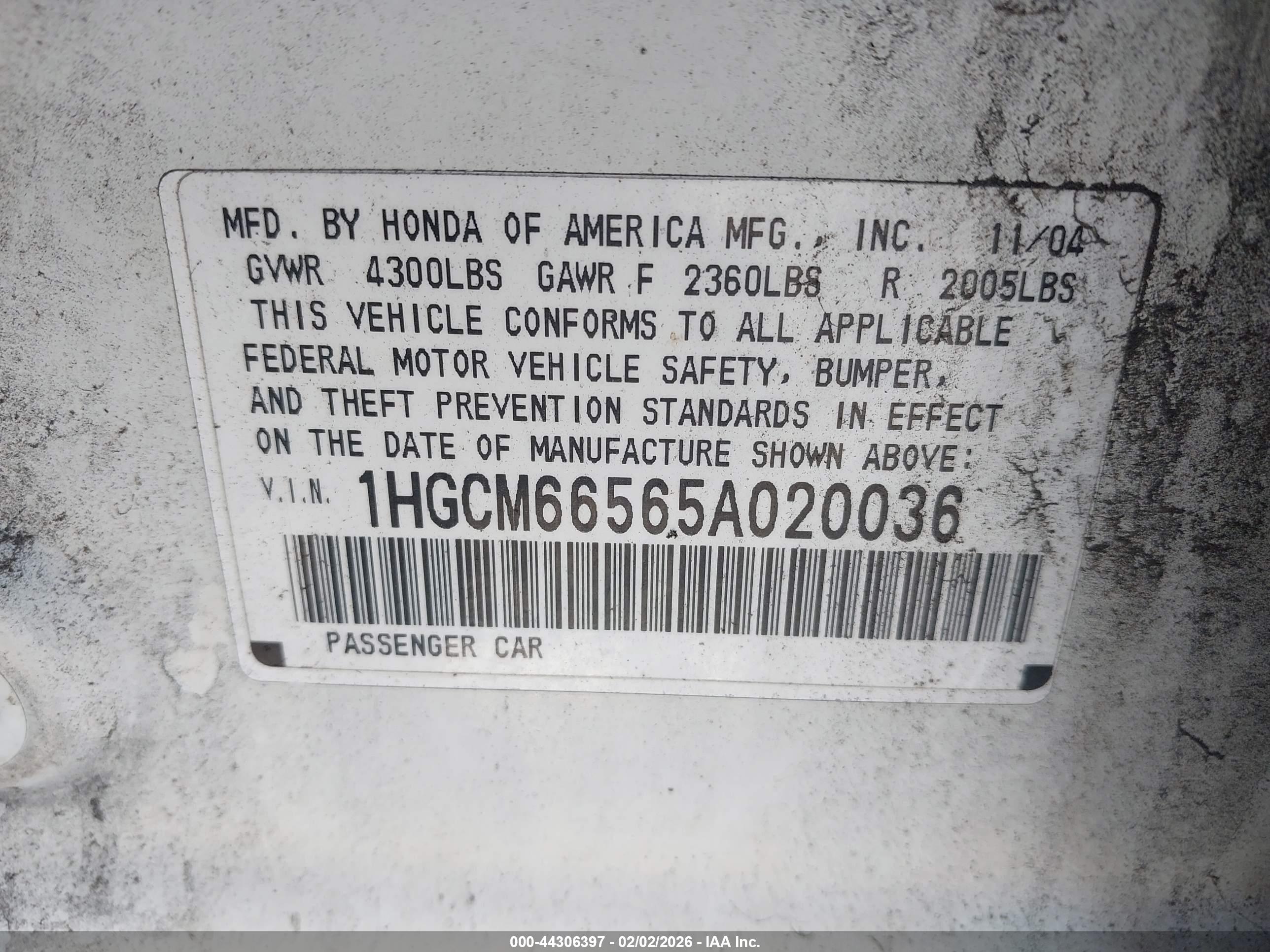 HONDA ACCORD image 9