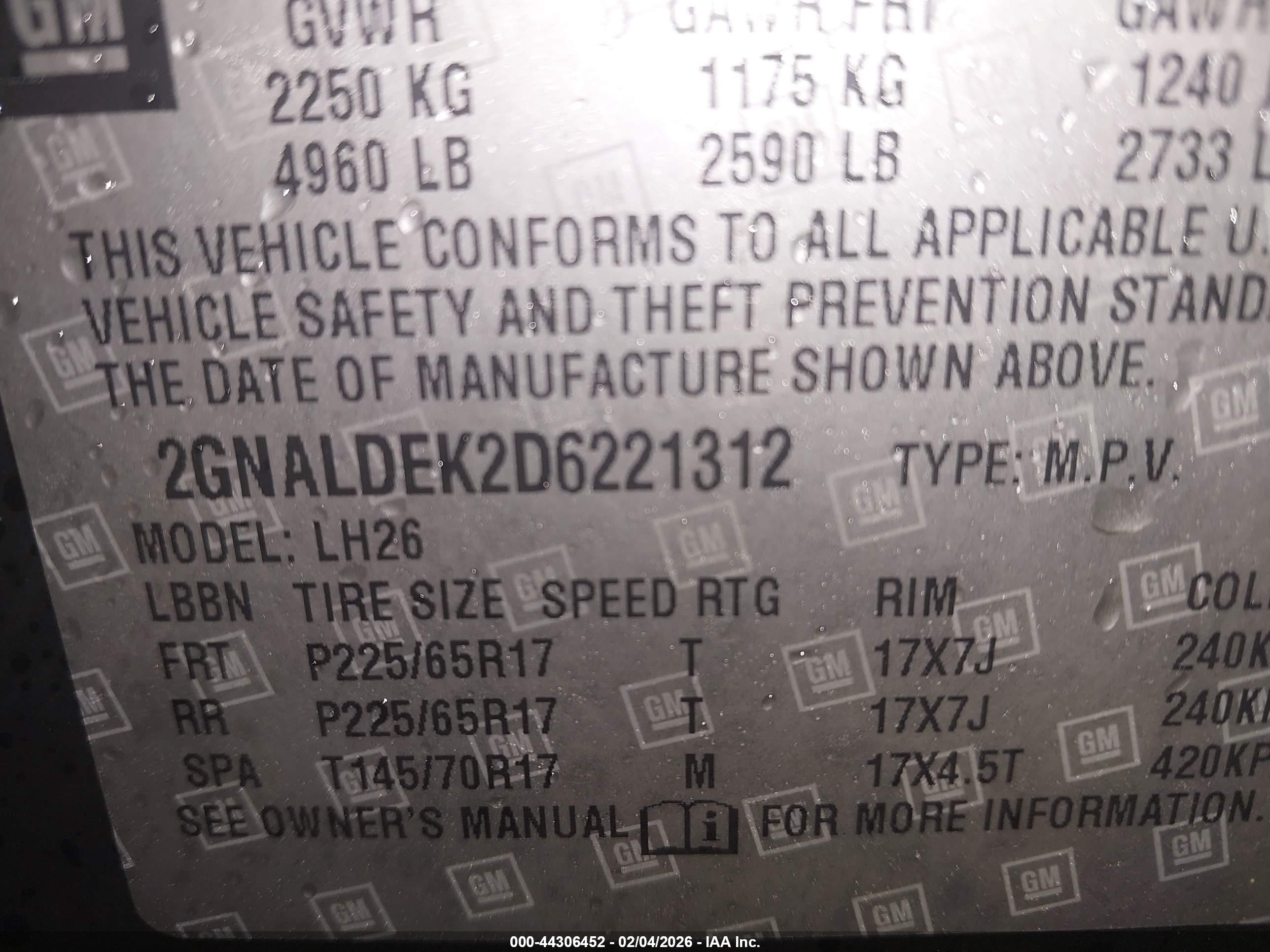 CHEVROLET EQUINOX image 9