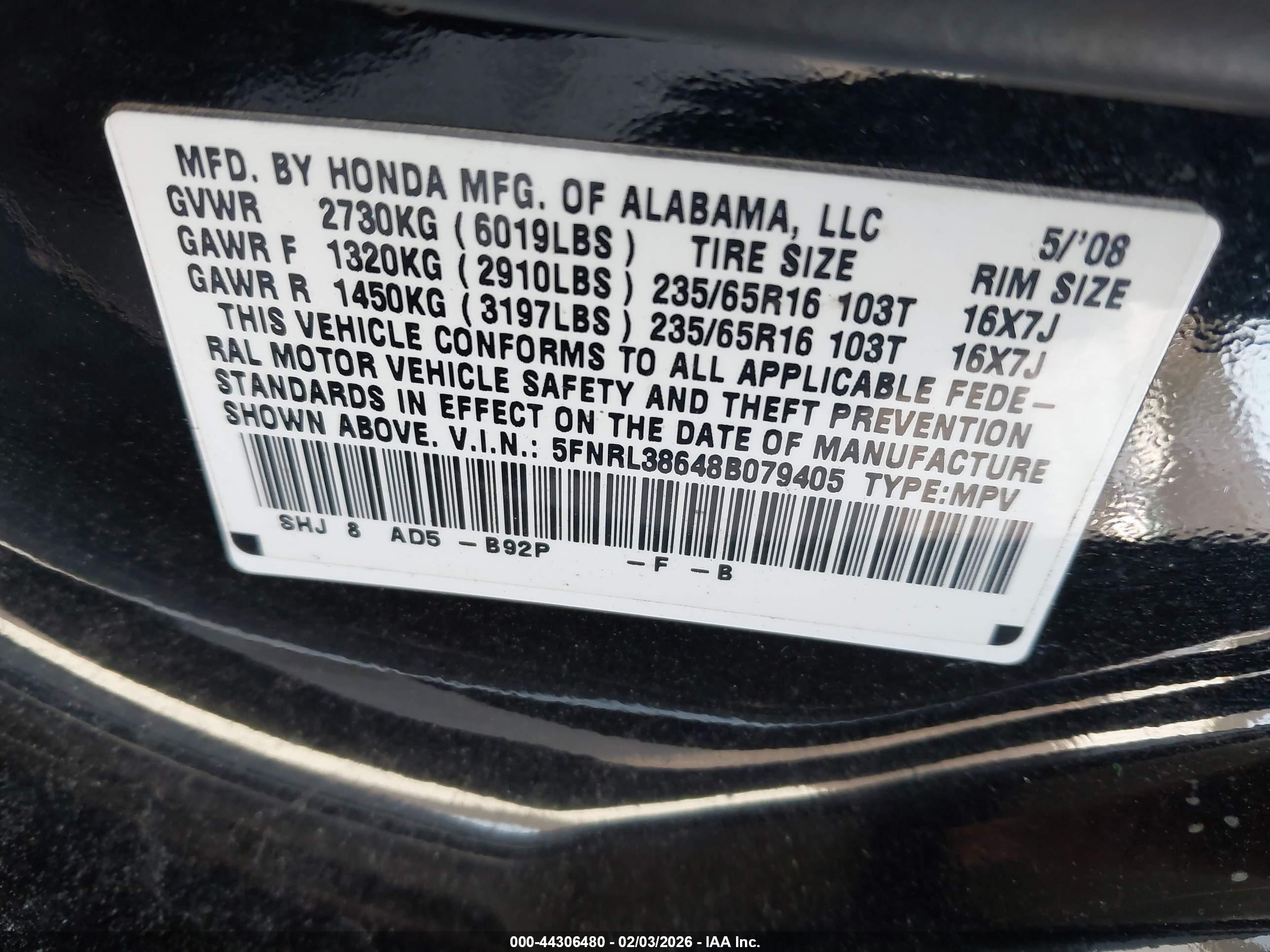 HONDA ODYSSEY image 9