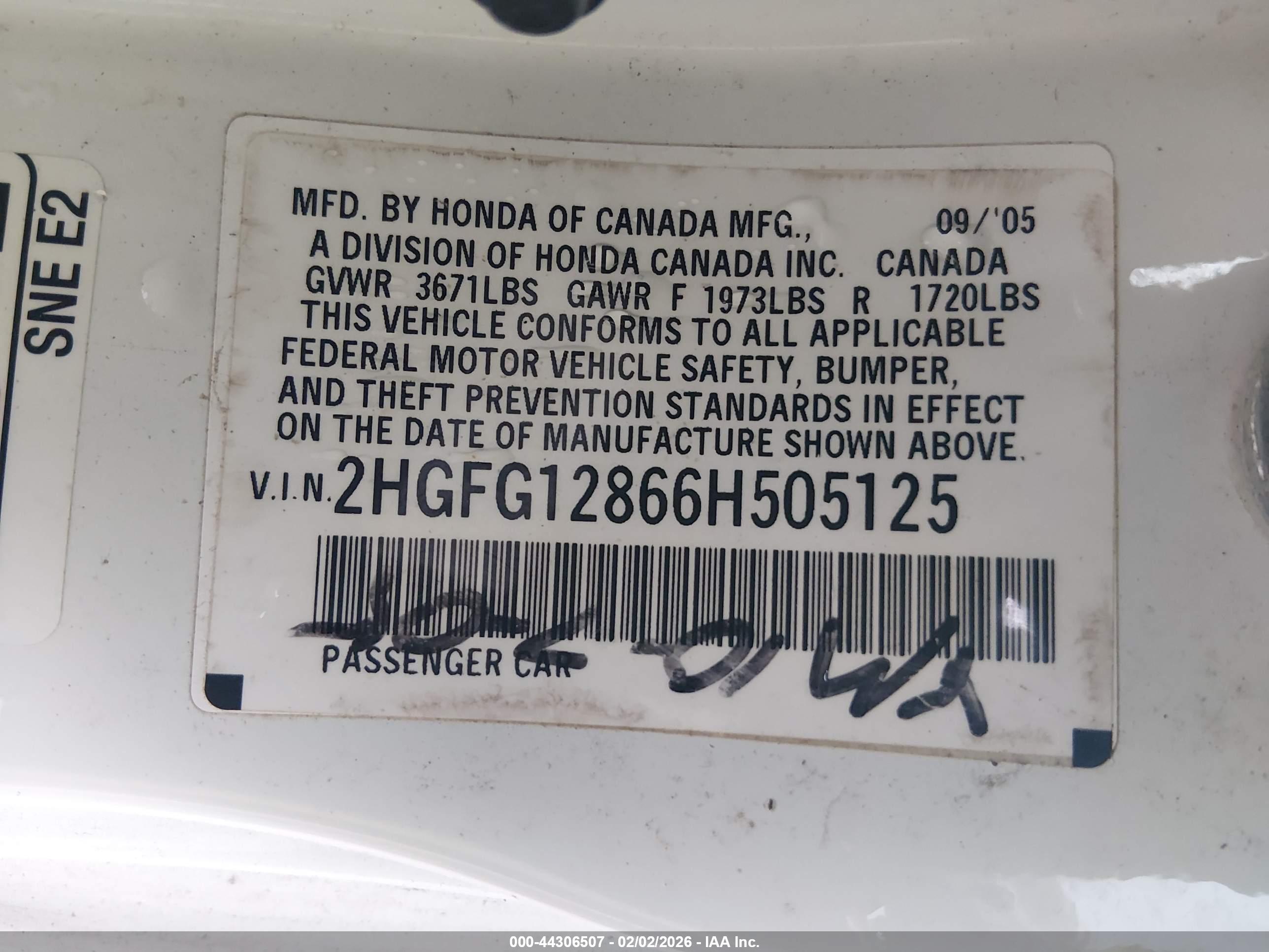 HONDA CIVIC image 9