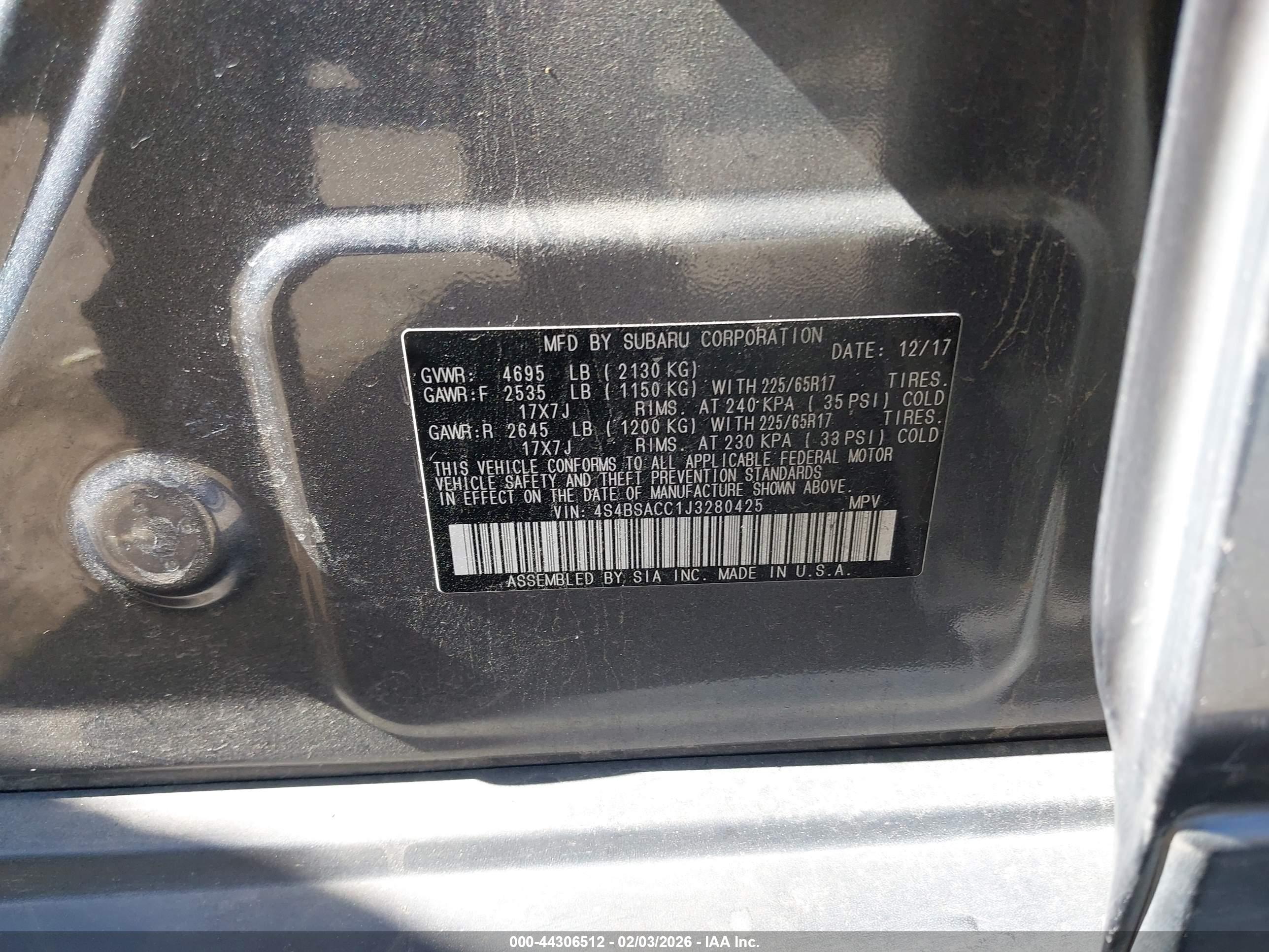 SUBARU OUTBACK image 9