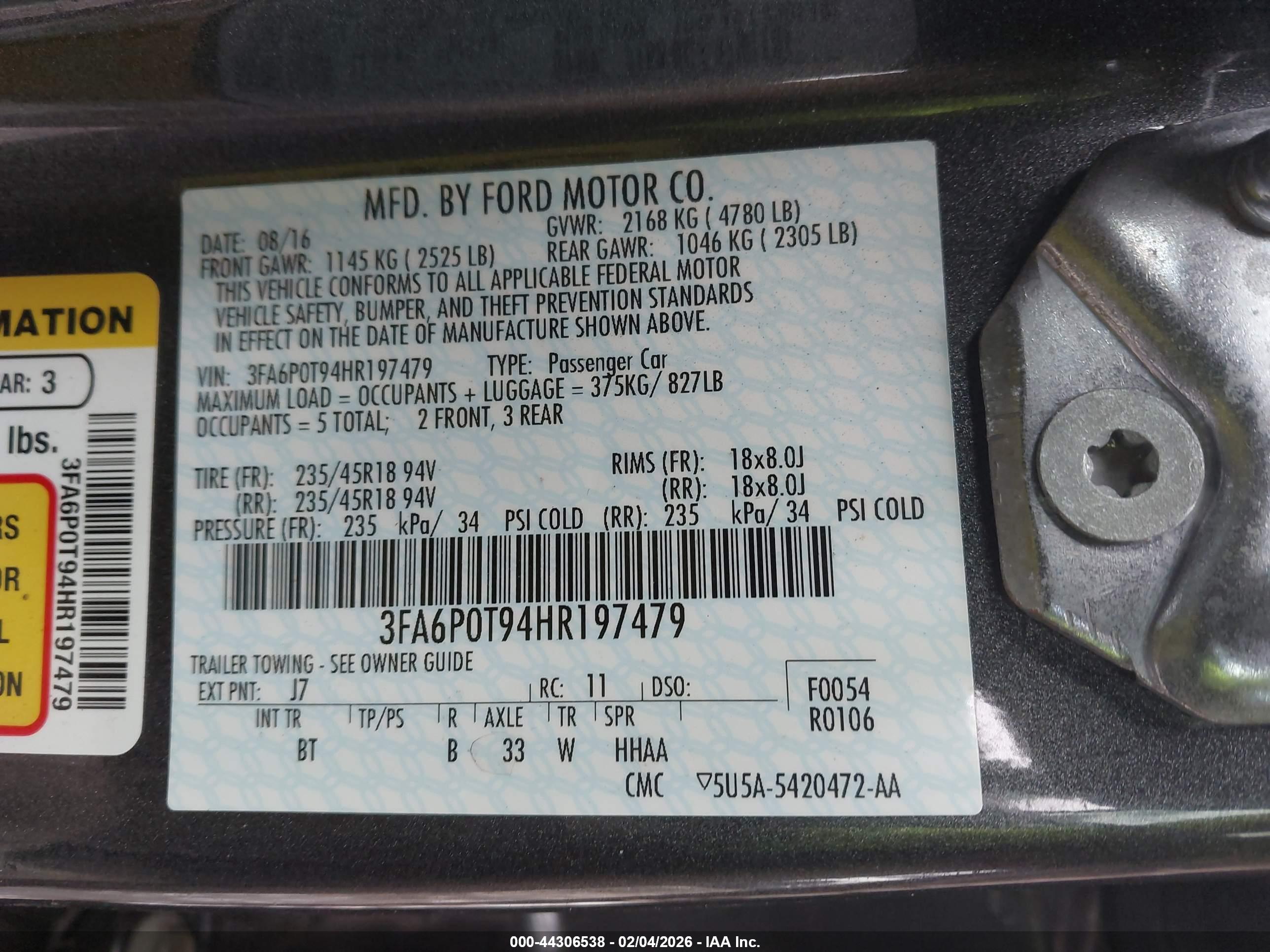 FORD FUSION image 9