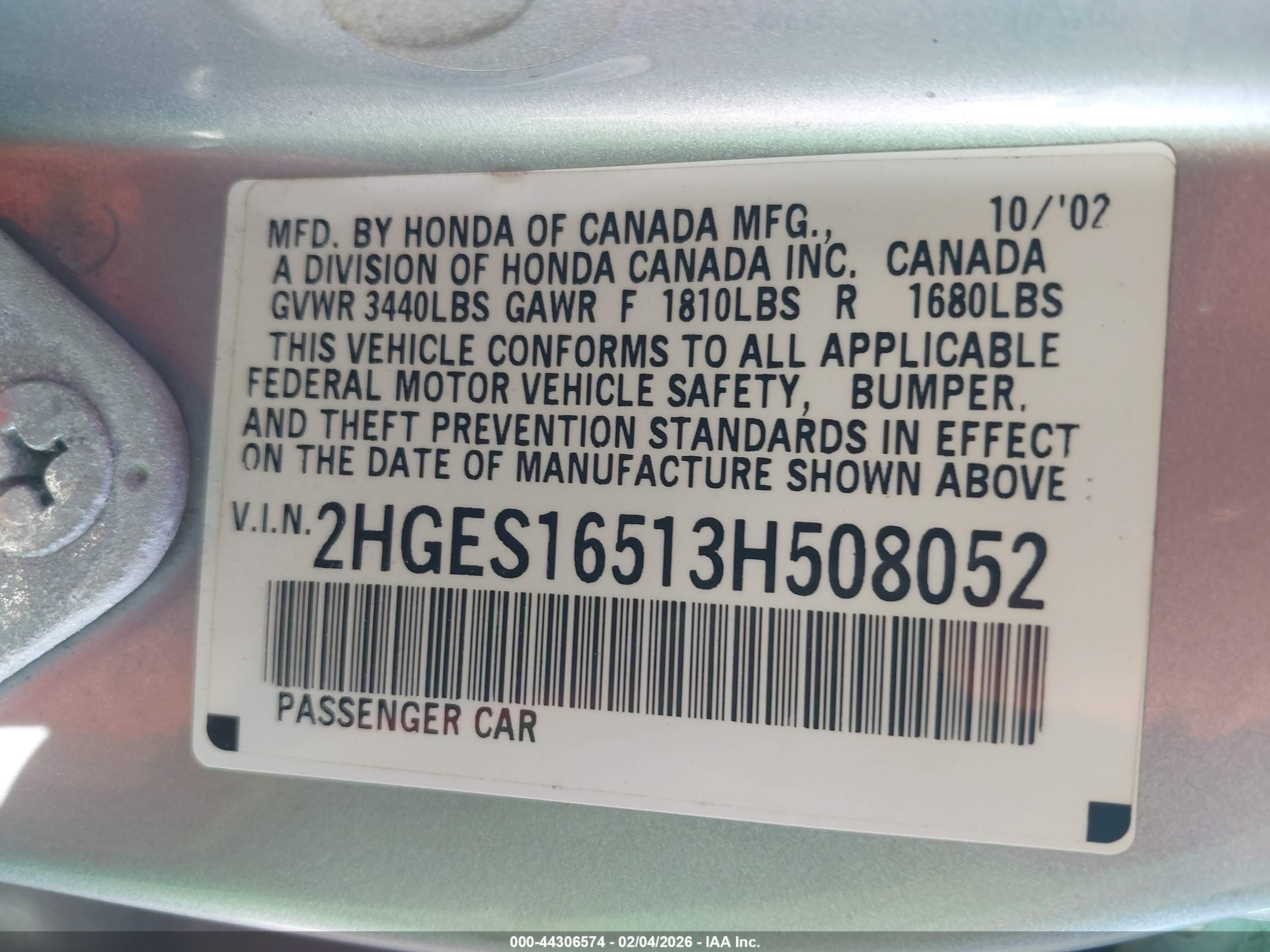 HONDA CIVIC image 9