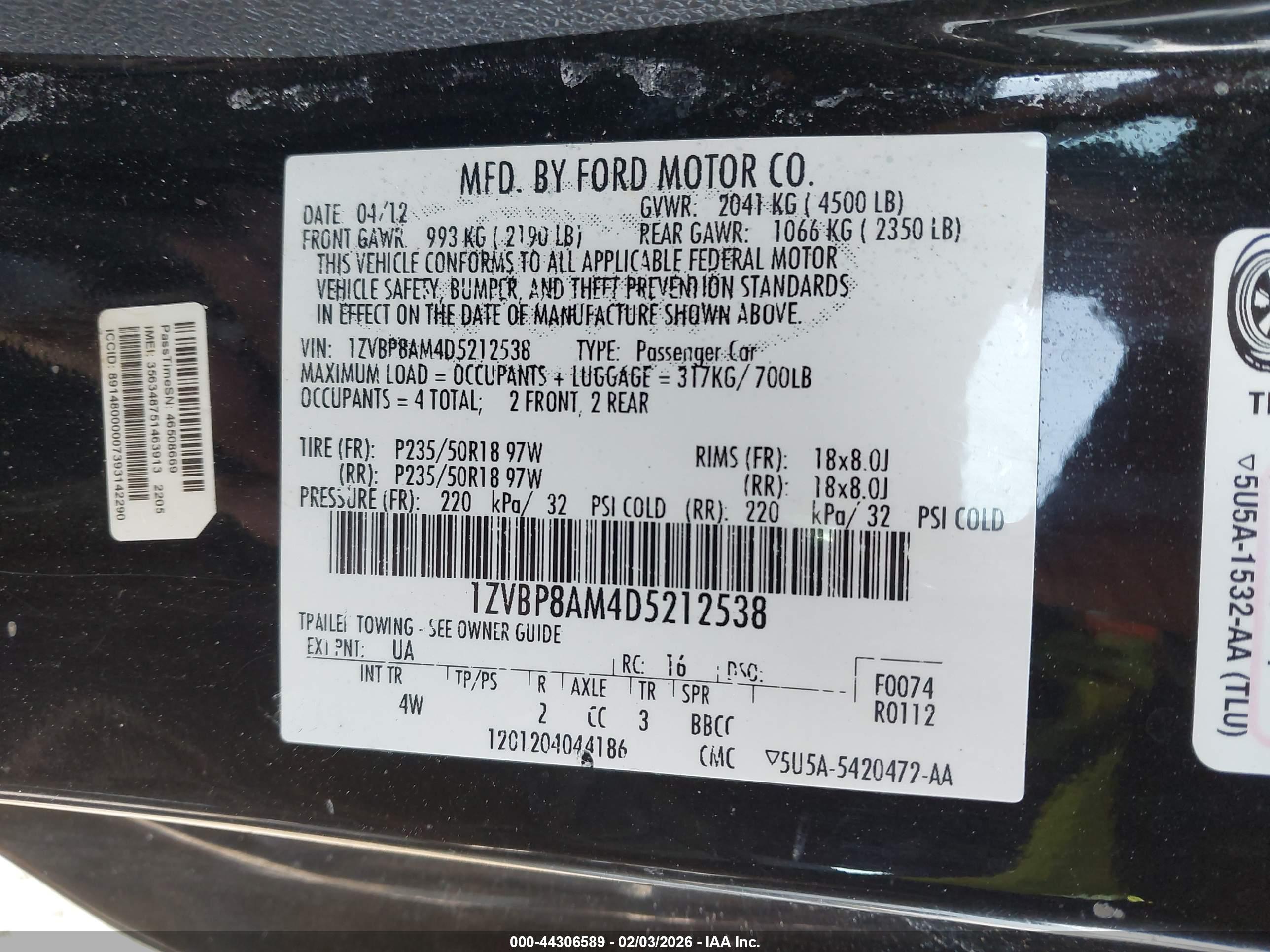 FORD MUSTANG image 9